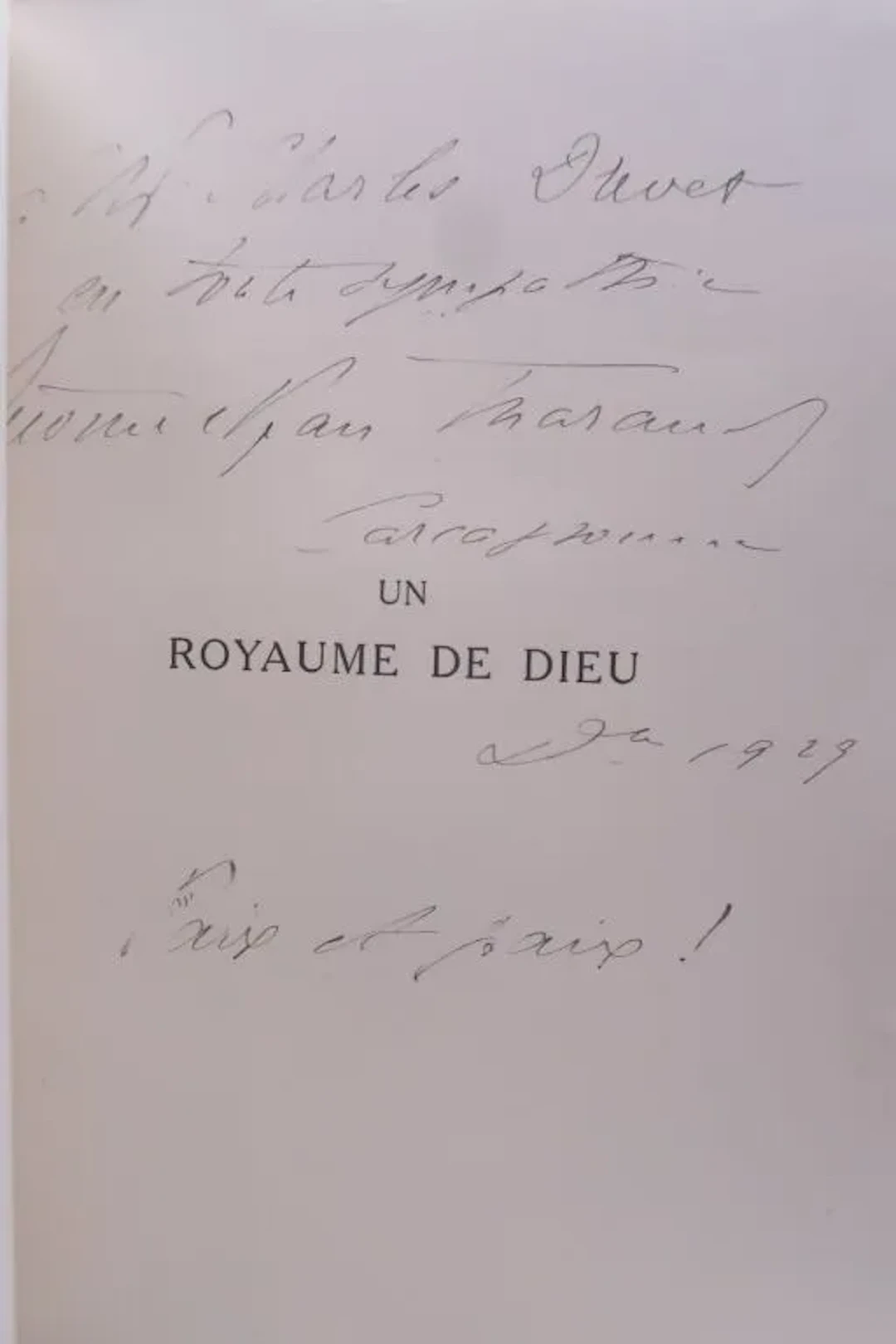 THARAUD, Jérôme and Jean, and MADRASSI, Lucien. A Kingdom of God.