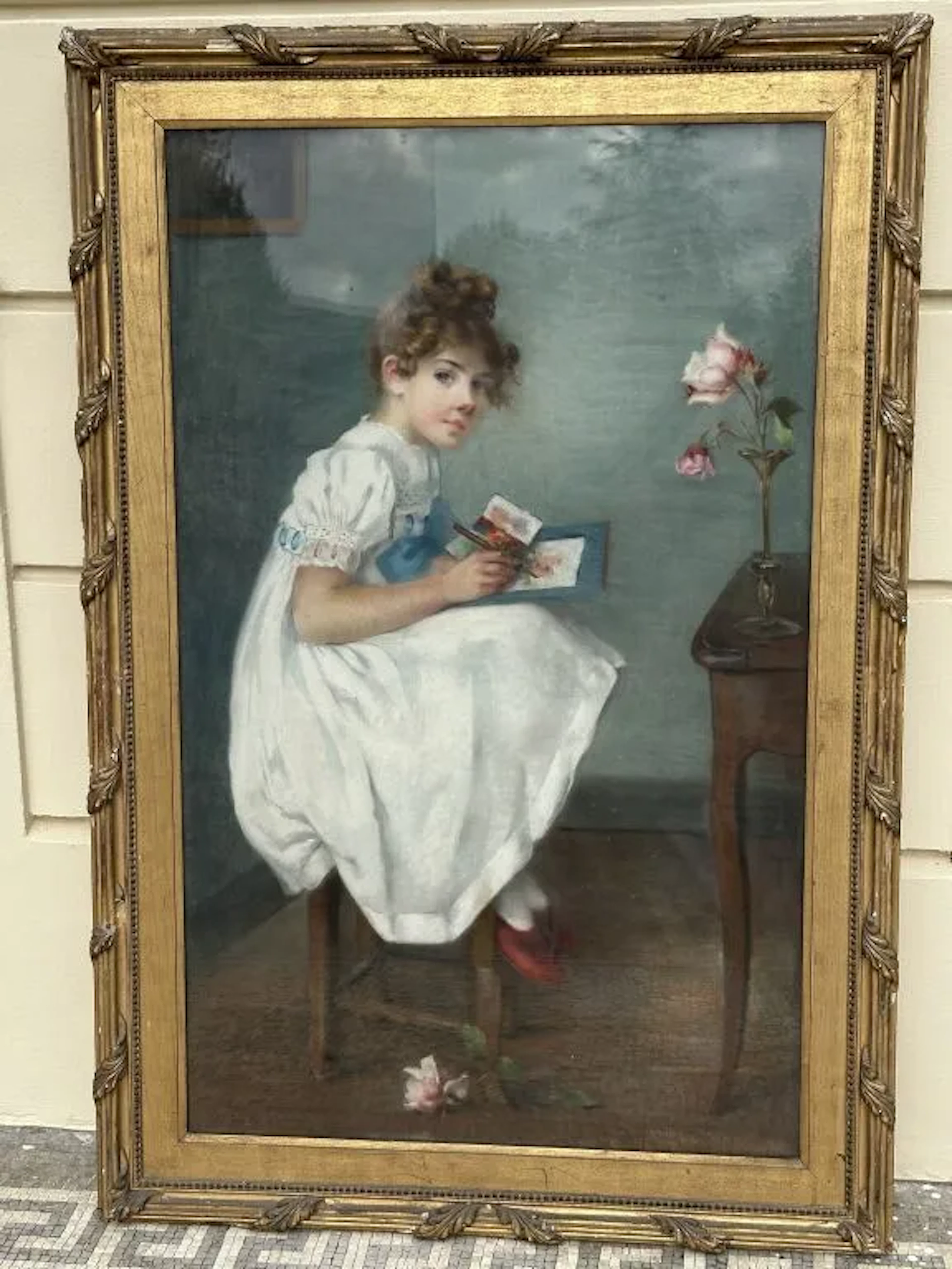 Suzanne de VIOLAINE-BRINQUANT (circa 1874–1918). A student of Louis-Hector