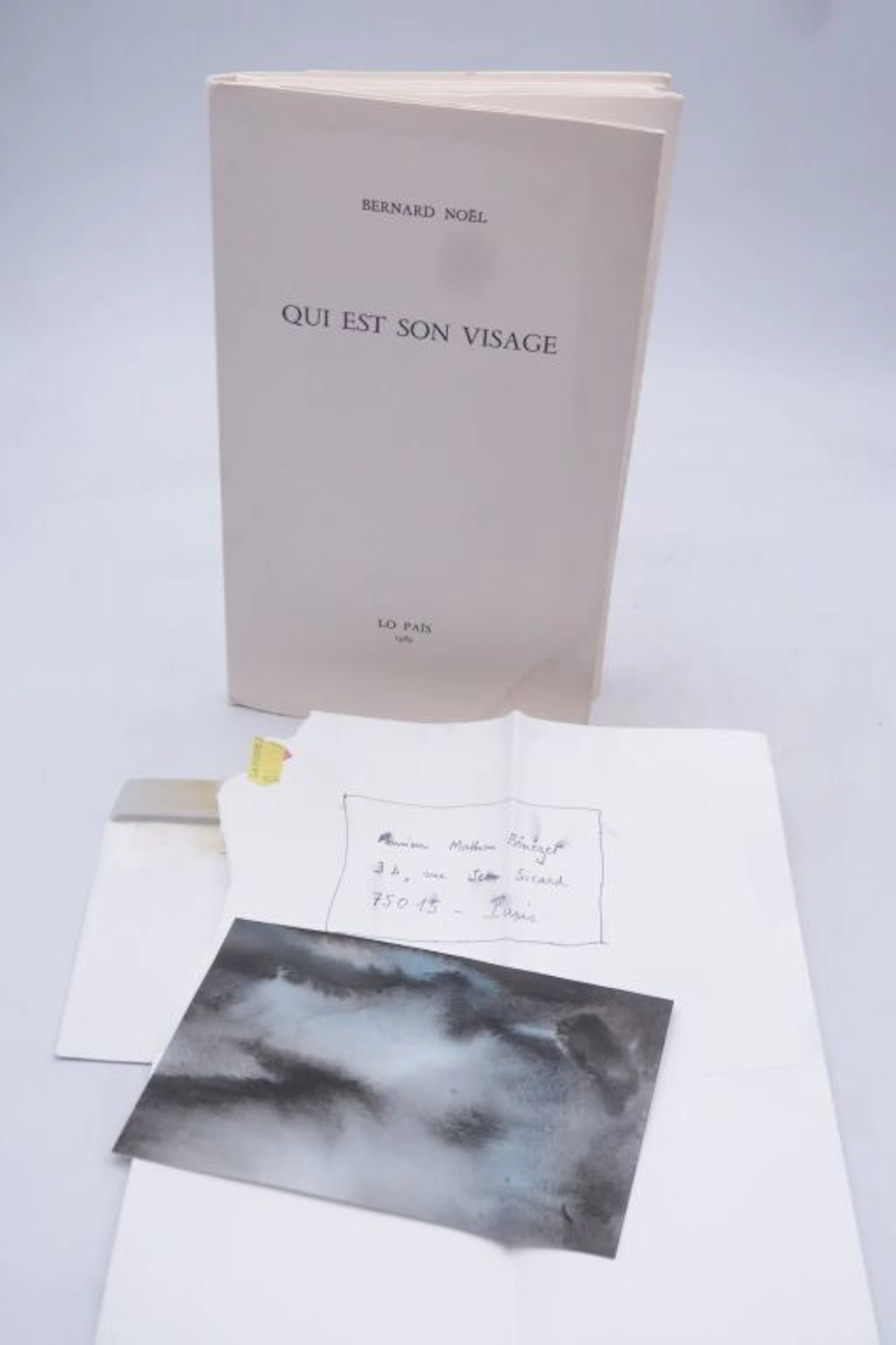 NOËL, Bernard. *Qui est son visage*. Draguignan, Lo Païs, 1989 Narrow