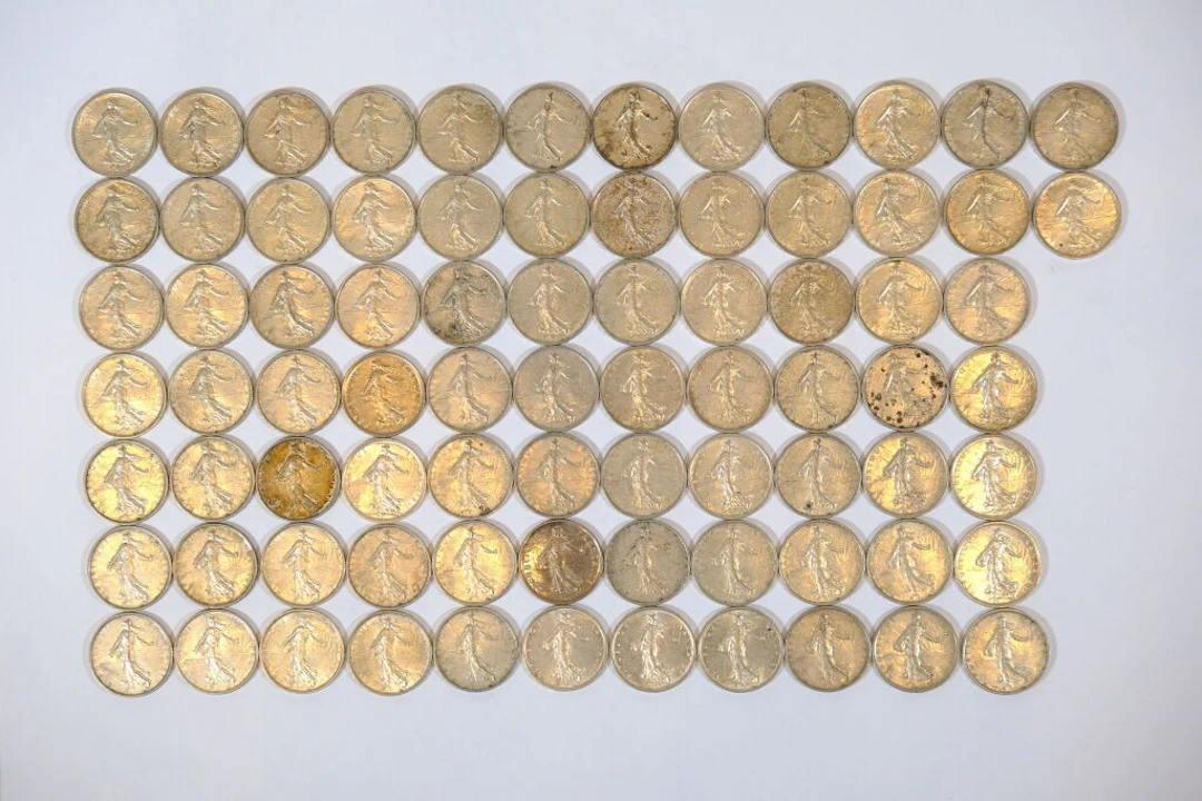 [FRANCE]. Set of silver coins comprising: Set of 79 5-FRANC “Semeuse”