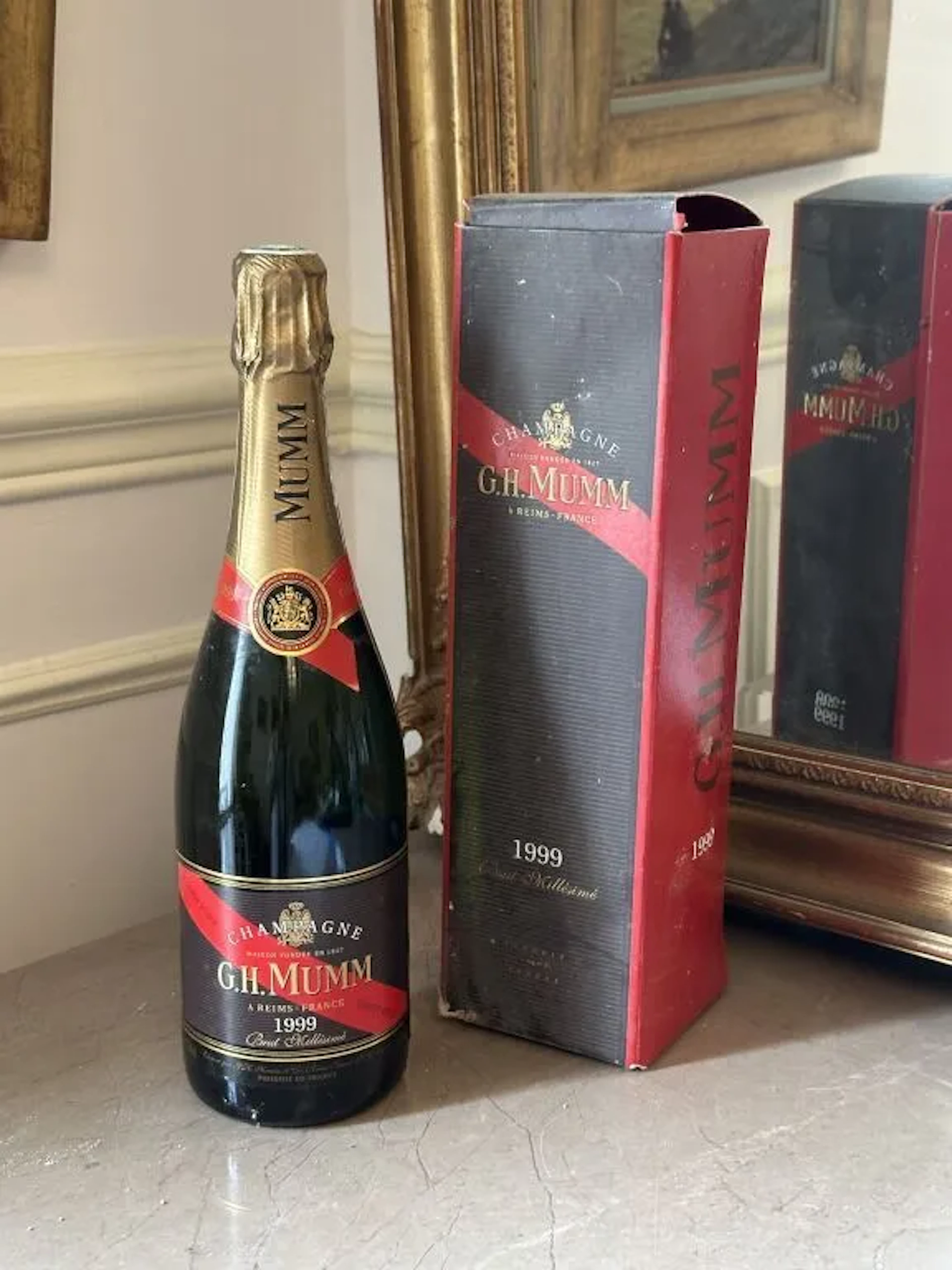 G. H. MUMM CHAMPAGNE 1999 - Vintage Brut. 1 bottle. In its original