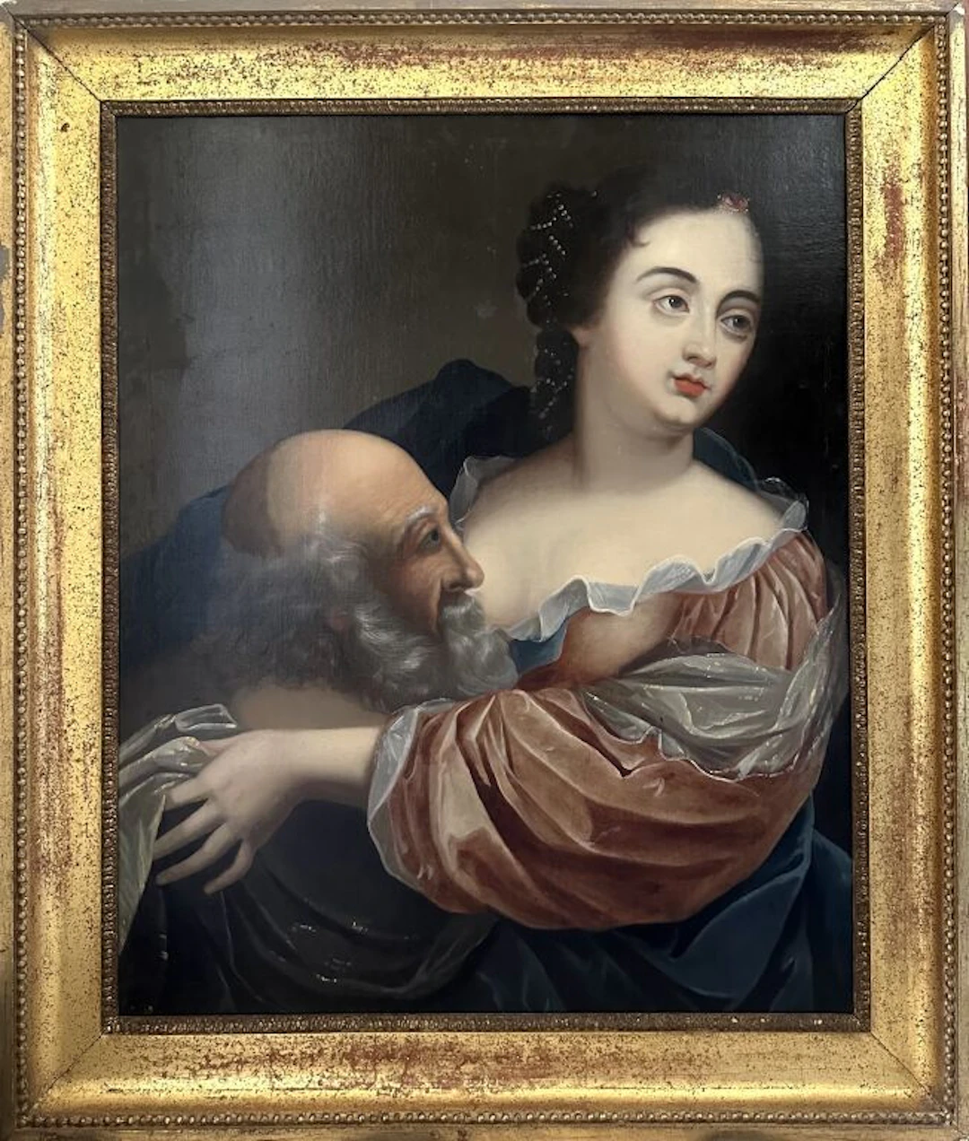 French school, late 17th–early 18th century. Abishag the Shunammite