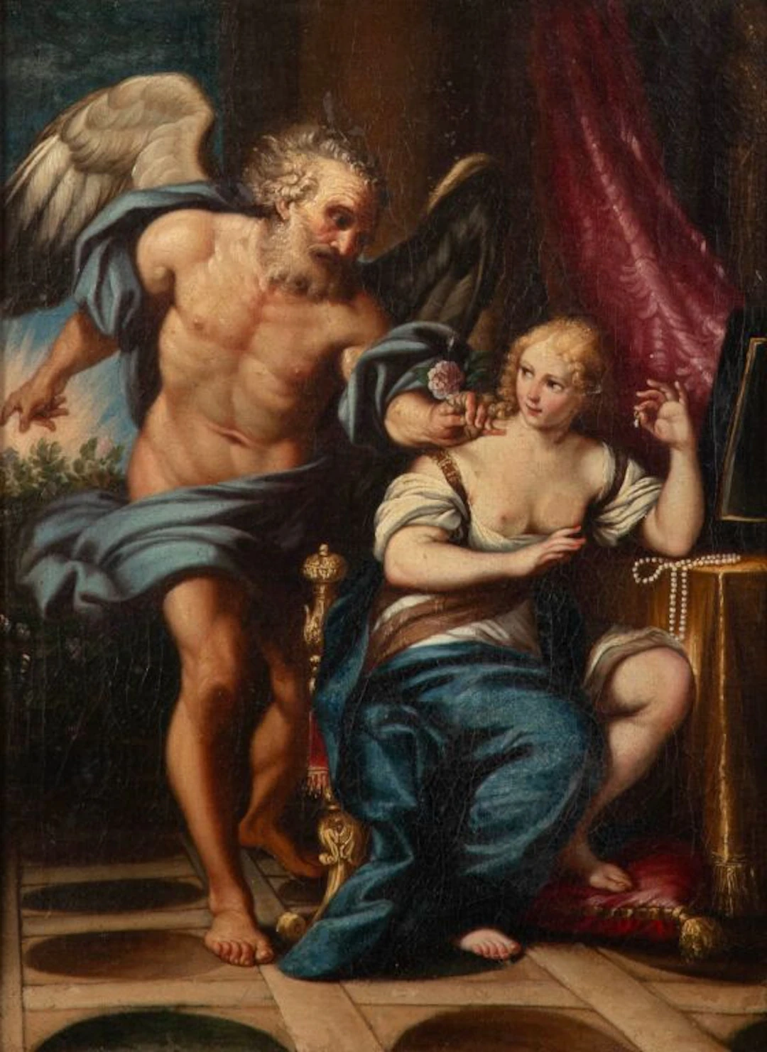 Attributed to GIACINTO CALANDRUCCI (1646‒1707). Time Carrying Away