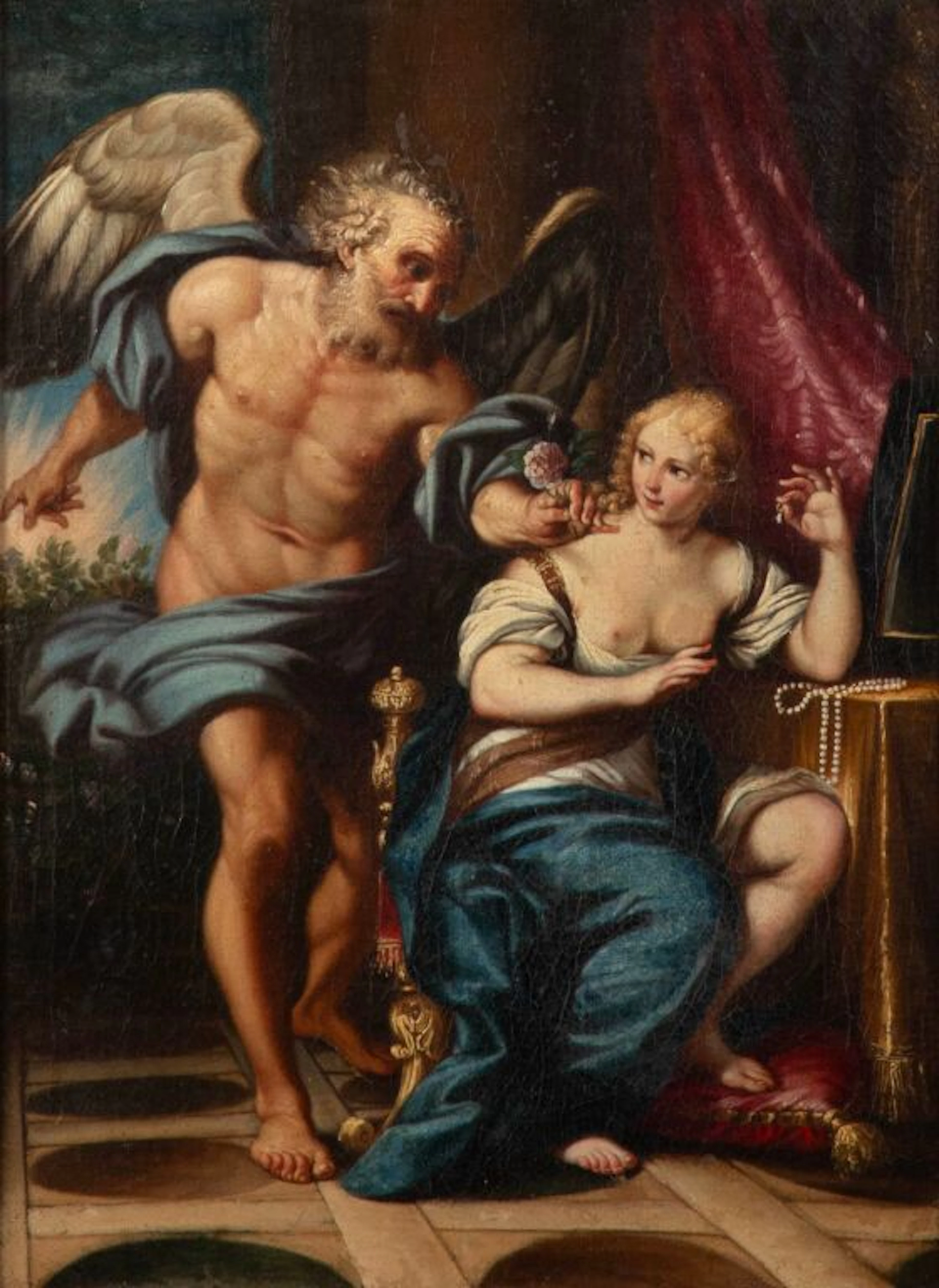 Attributed to GIACINTO CALANDRUCCI (1646‒1707). Time Carrying Away