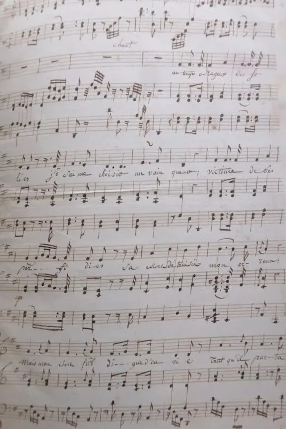 [MUSIC]. Handwritten collection of musical scores from the late 18th