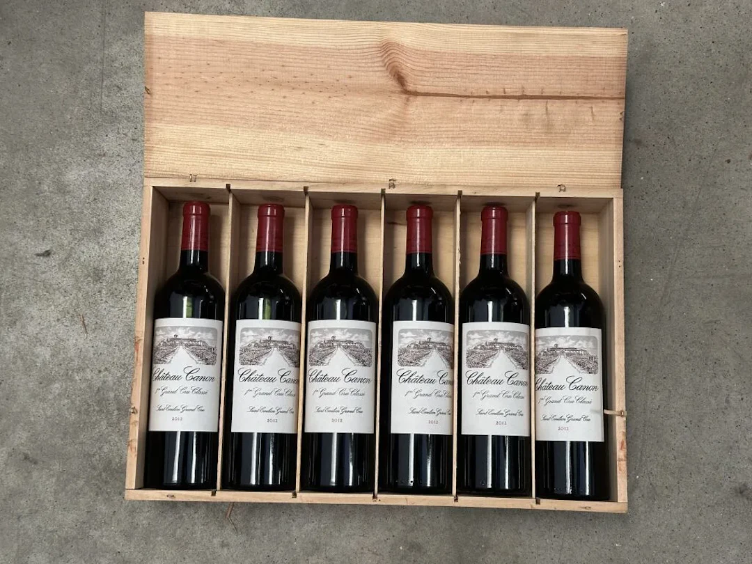 [Bordeaux]. SAINT-EMILION Grand Cru 2012 - Château Canon. 6 bottles.