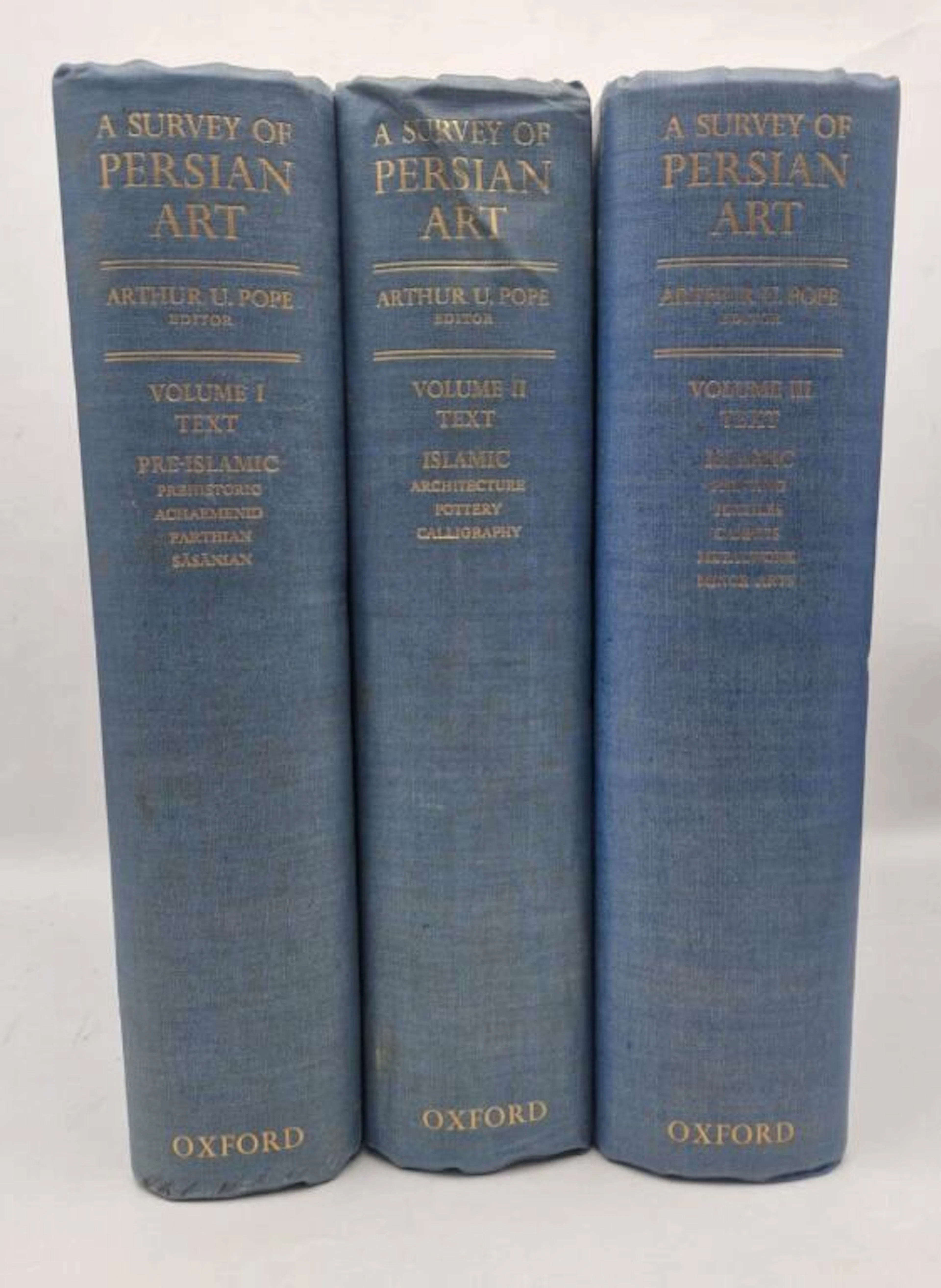 [PERSIAN ART]. UPHAM POPE, Arthur, and ACKERMAN, Phillis. A Survey