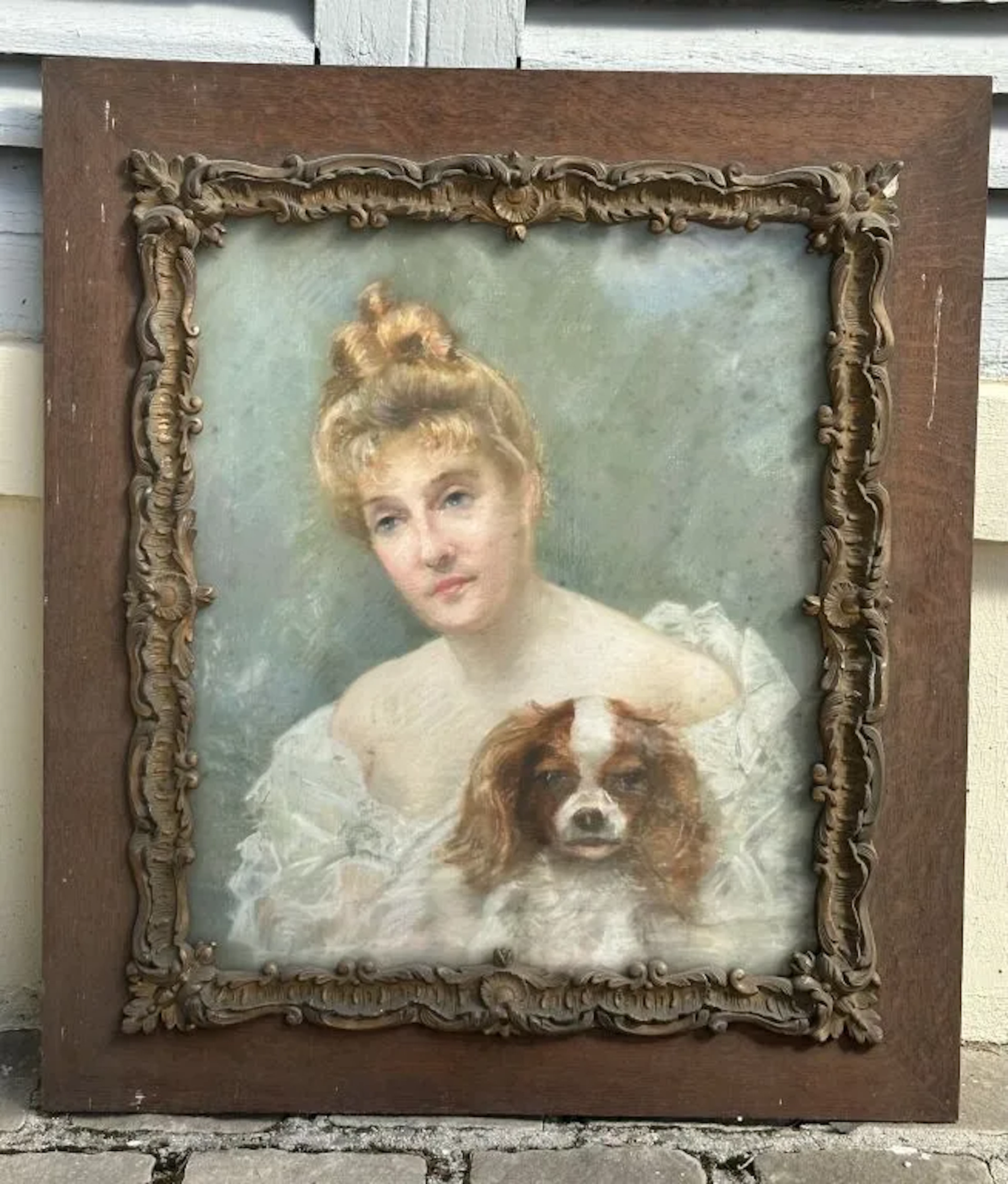 Suzanne de VIOLAINE-BRINQUANT (circa 1874–1918). A student of Louis-Hector