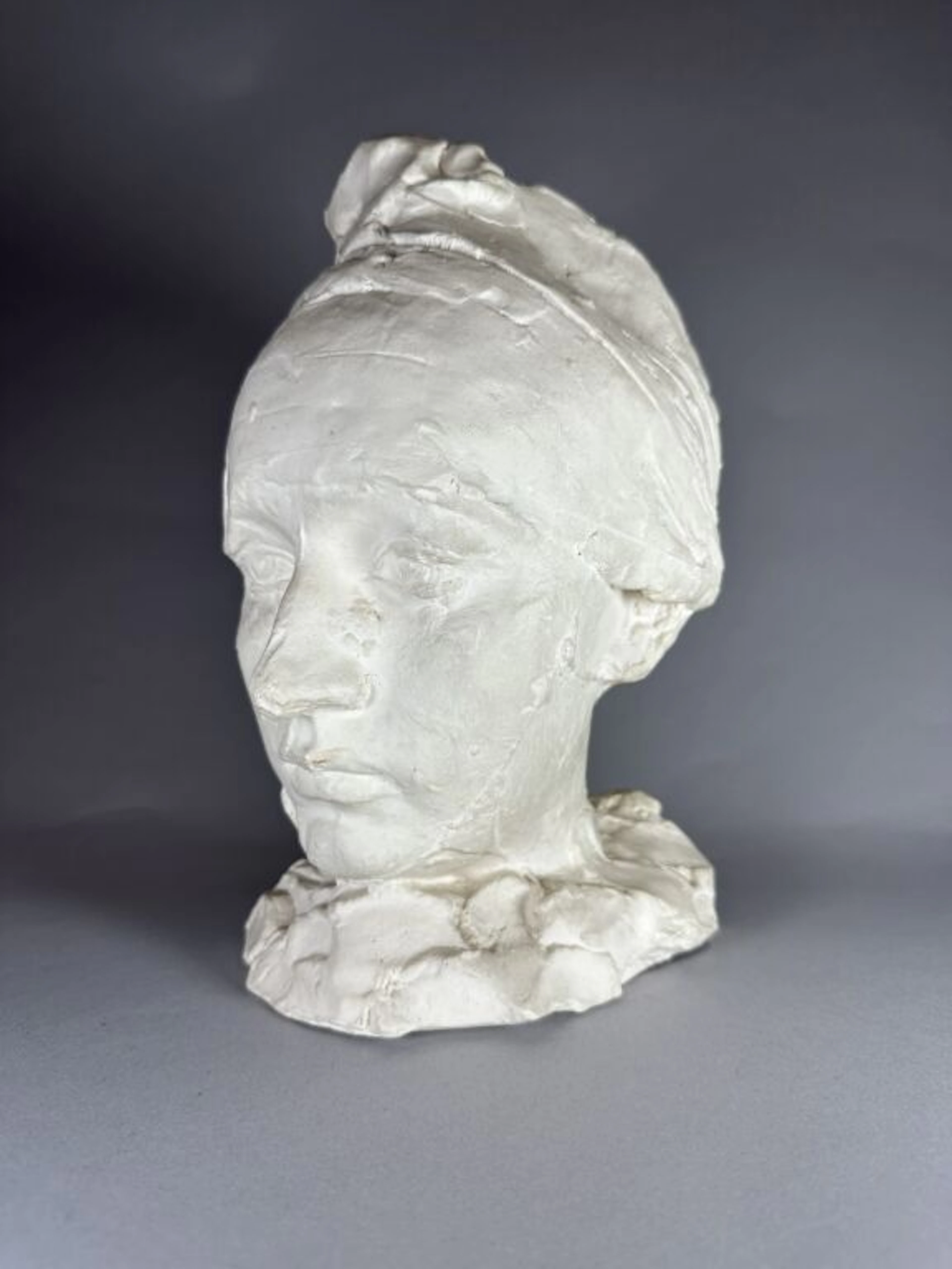 Based on a work by Auguste RODIN. Camille Claudel Wearing a Bonnet.