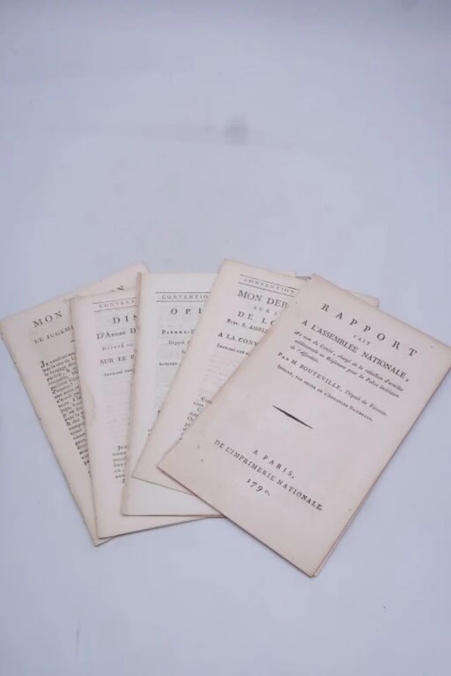 [REVOLUTION]. 8 pamphlets from the revolutionary period relating to