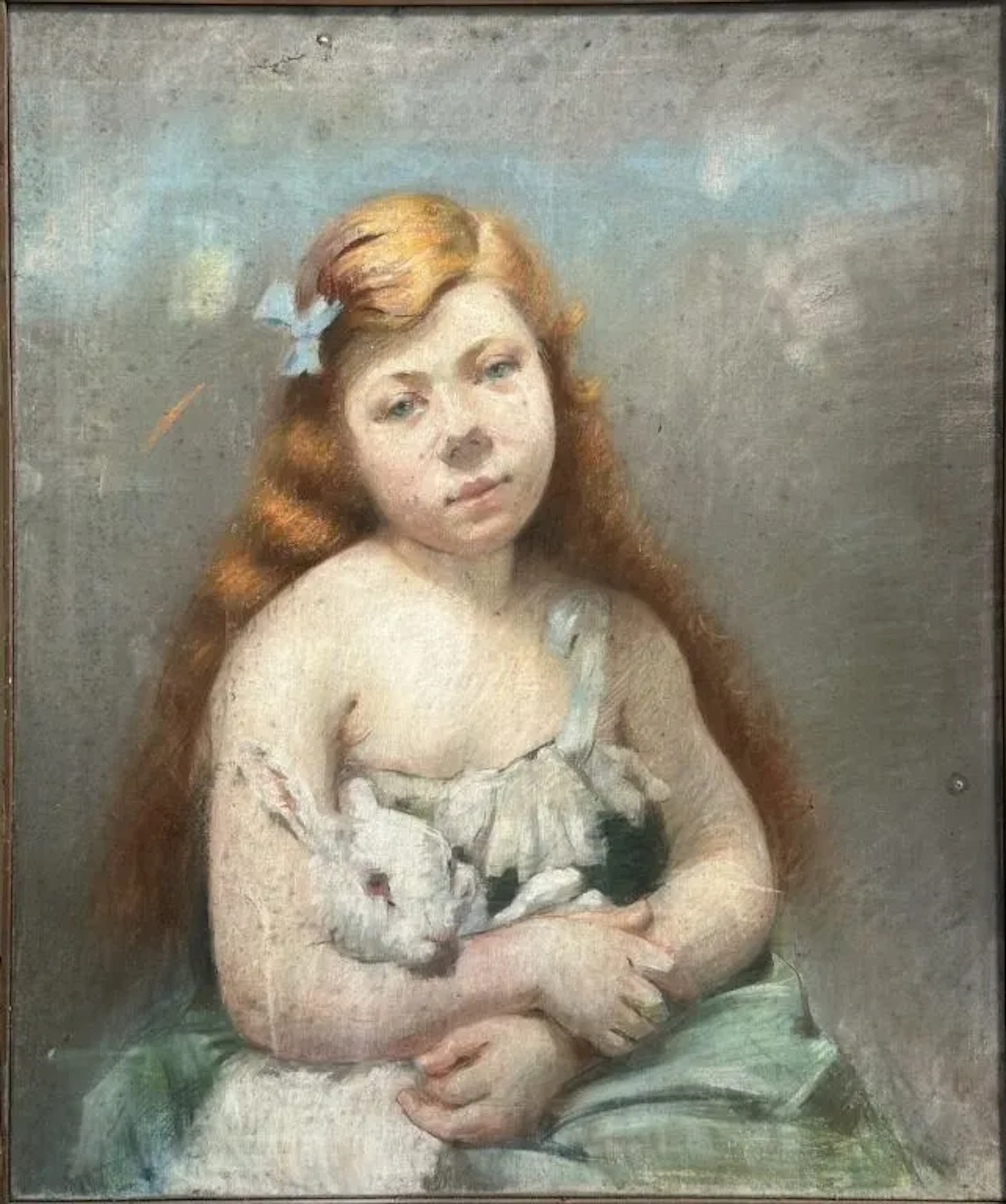 Suzanne de VIOLAINE-BRINQUANT (circa 1874–1918). A student of Louis-Hector