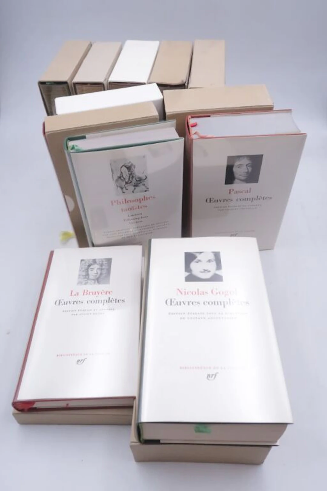 [PLEIADE]. GOETHE; GIRAUDOUX, Jean; CONRAD, Joseph; and MONTAIGNE