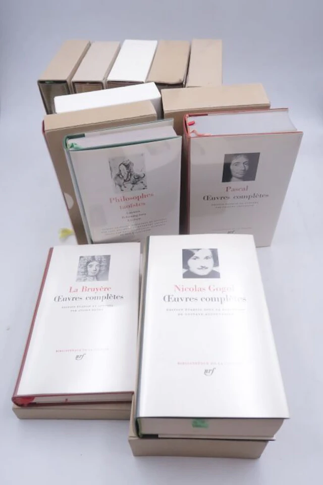 [PLEIADE]. GOETHE; GIRAUDOUX, Jean; CONRAD, Joseph; and MONTAIGNE