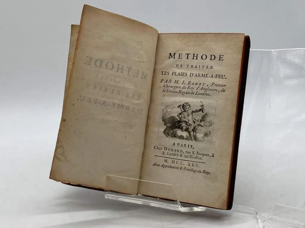 RANBY, (John). Méthode de traiter les plaies d'arm... | Old books: bids ...