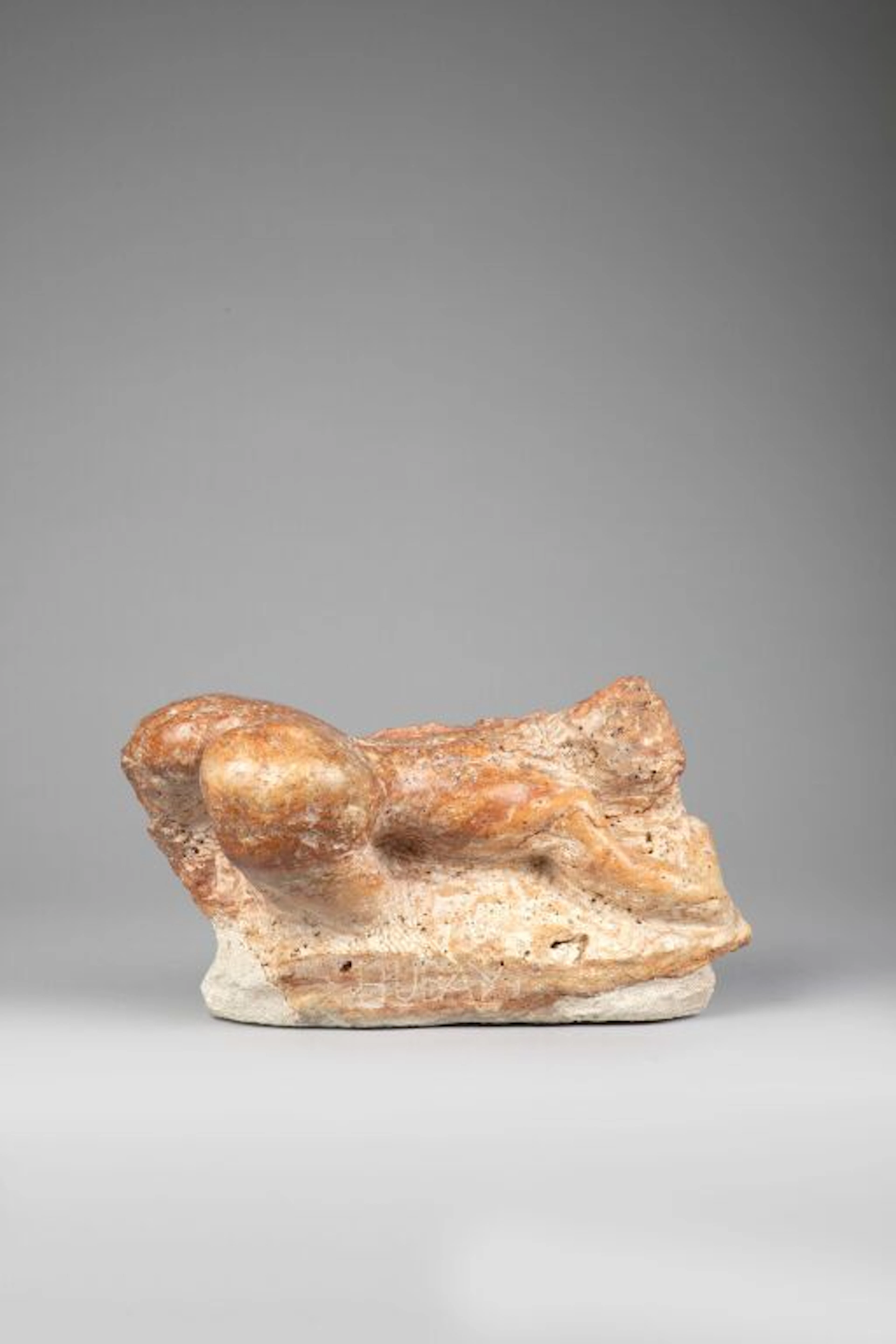 Paul HUBAY (1930–1994). Reclining Nude. Stone. Signed on the bottom.