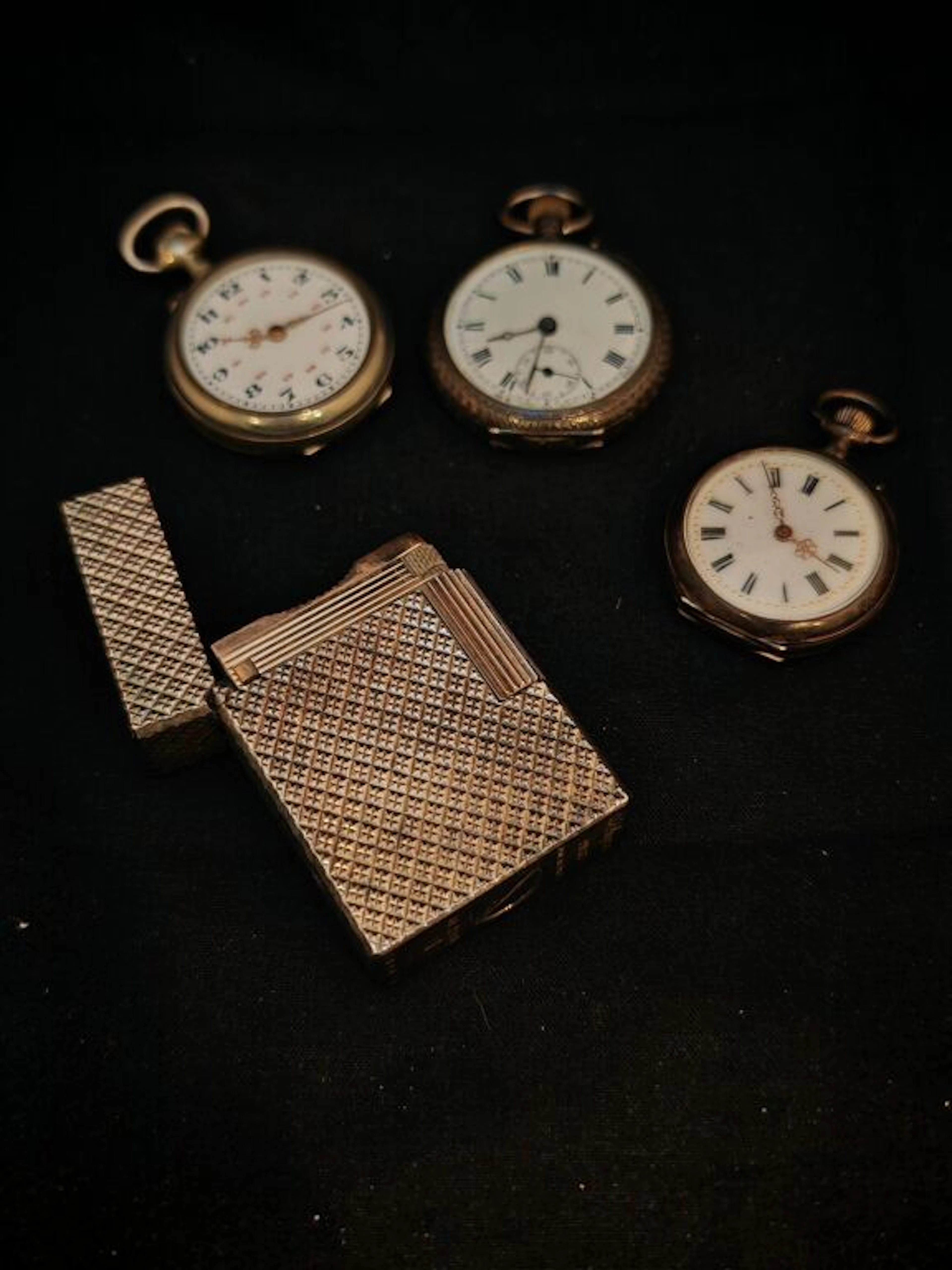 Small lot of 800‰ silver and silver plated items, including three