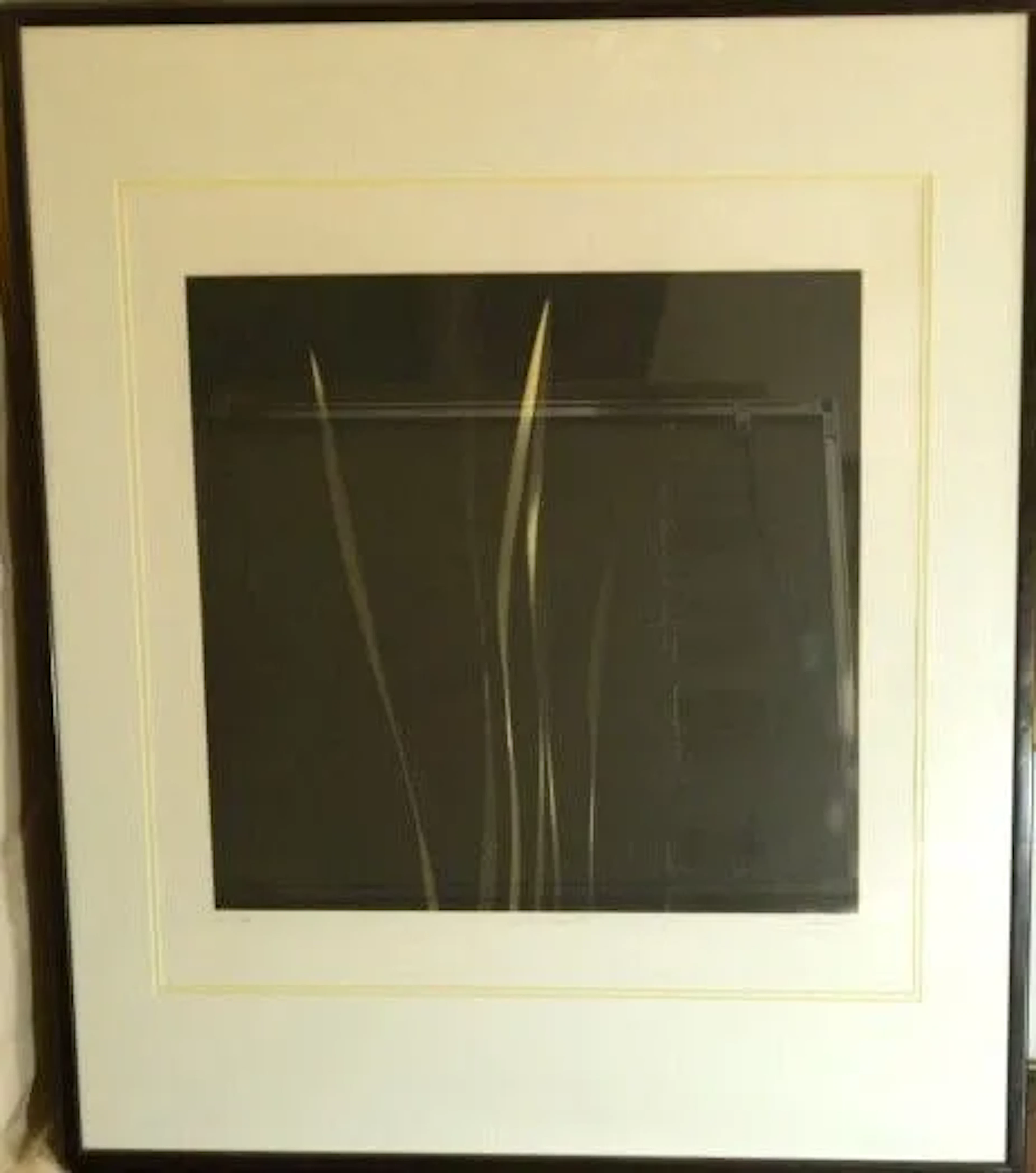 Jean SOLOMBRE (born in 1948). At That Hour, 1980 Lithograph. Signed