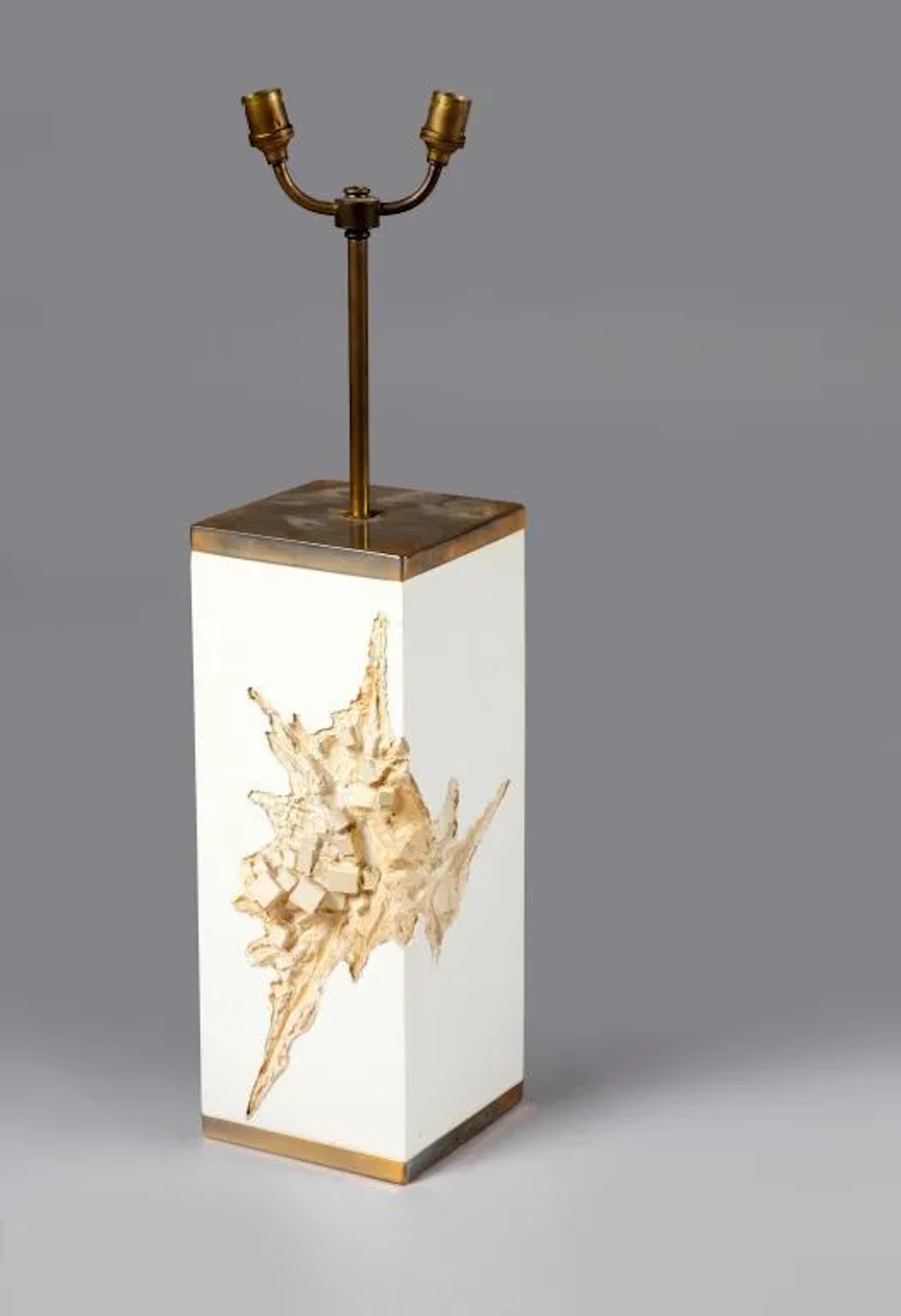Philippe CHEVERNY (born in 1936). "Colorado" lamp with a quadrangular