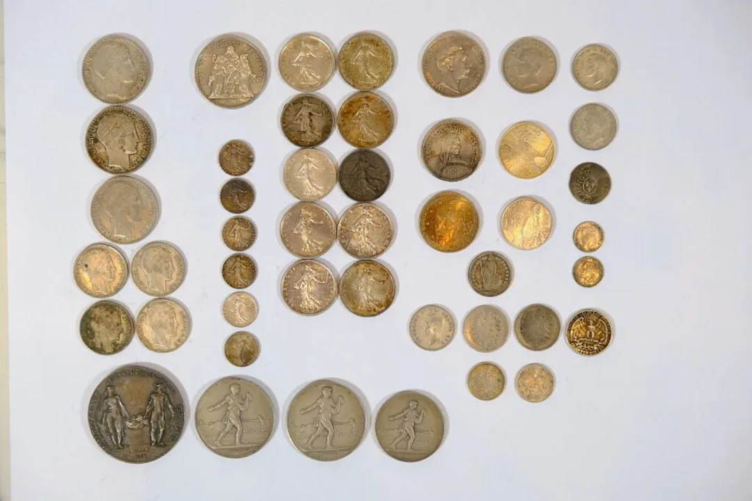 [FRANCE; GERMANY; SWITZERLAND; CANADA; UNITED STATES]. Set of coins