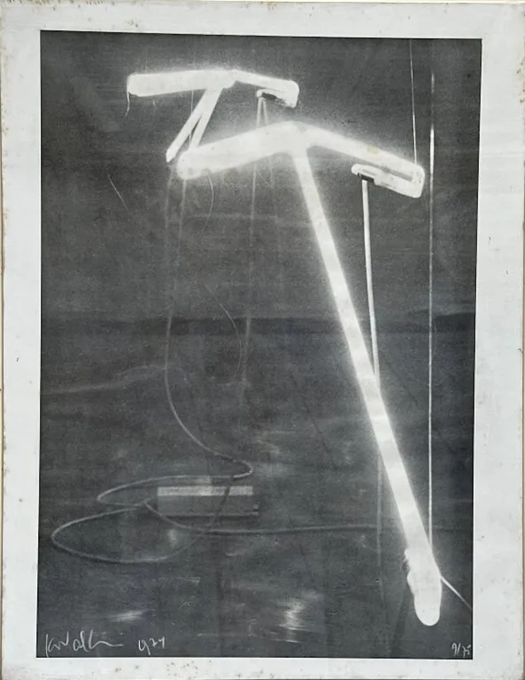 Piotr KOWALSKI (1927–2004). Light installation. Color silkscreen print.