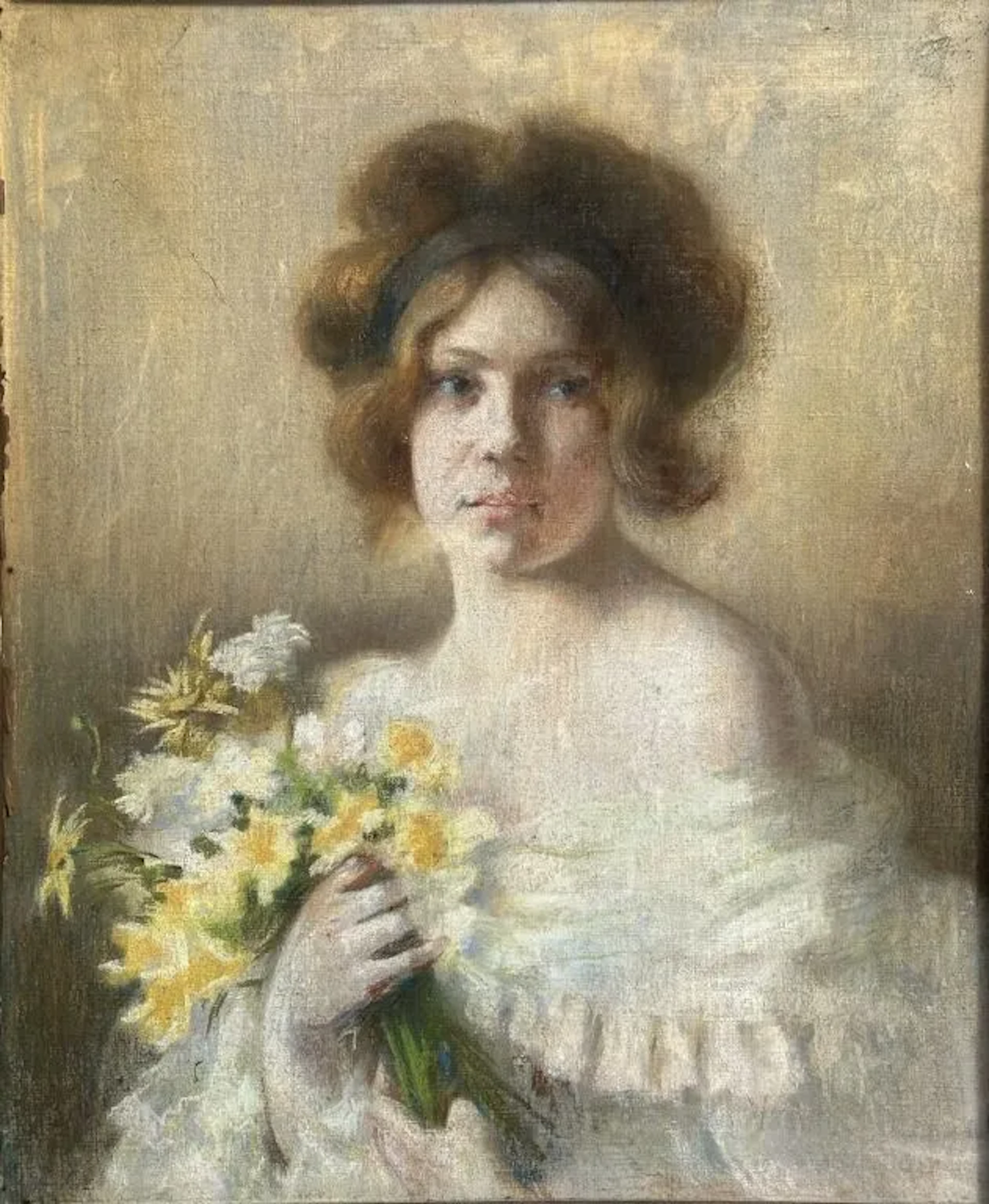 Suzanne de VIOLAINE-BRINQUANT (circa 1874–1918). A student of Louis-Hector