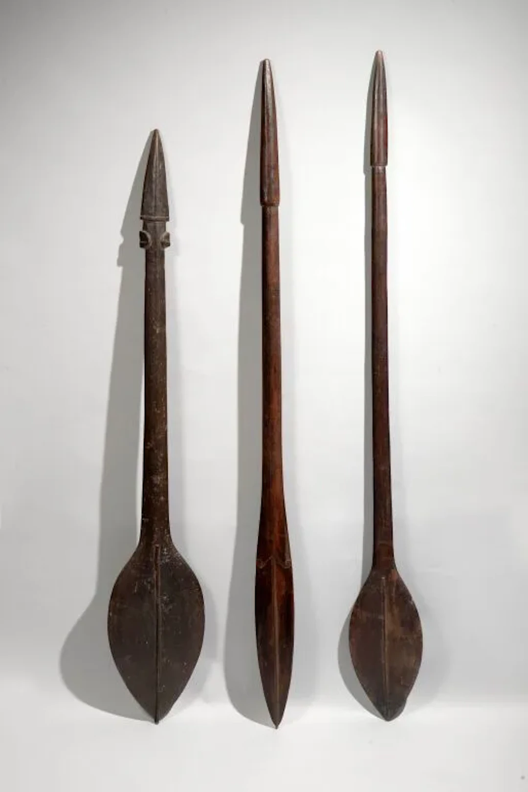 A lanceolate-shaped club with a conical base. Solomon Islands, 19th