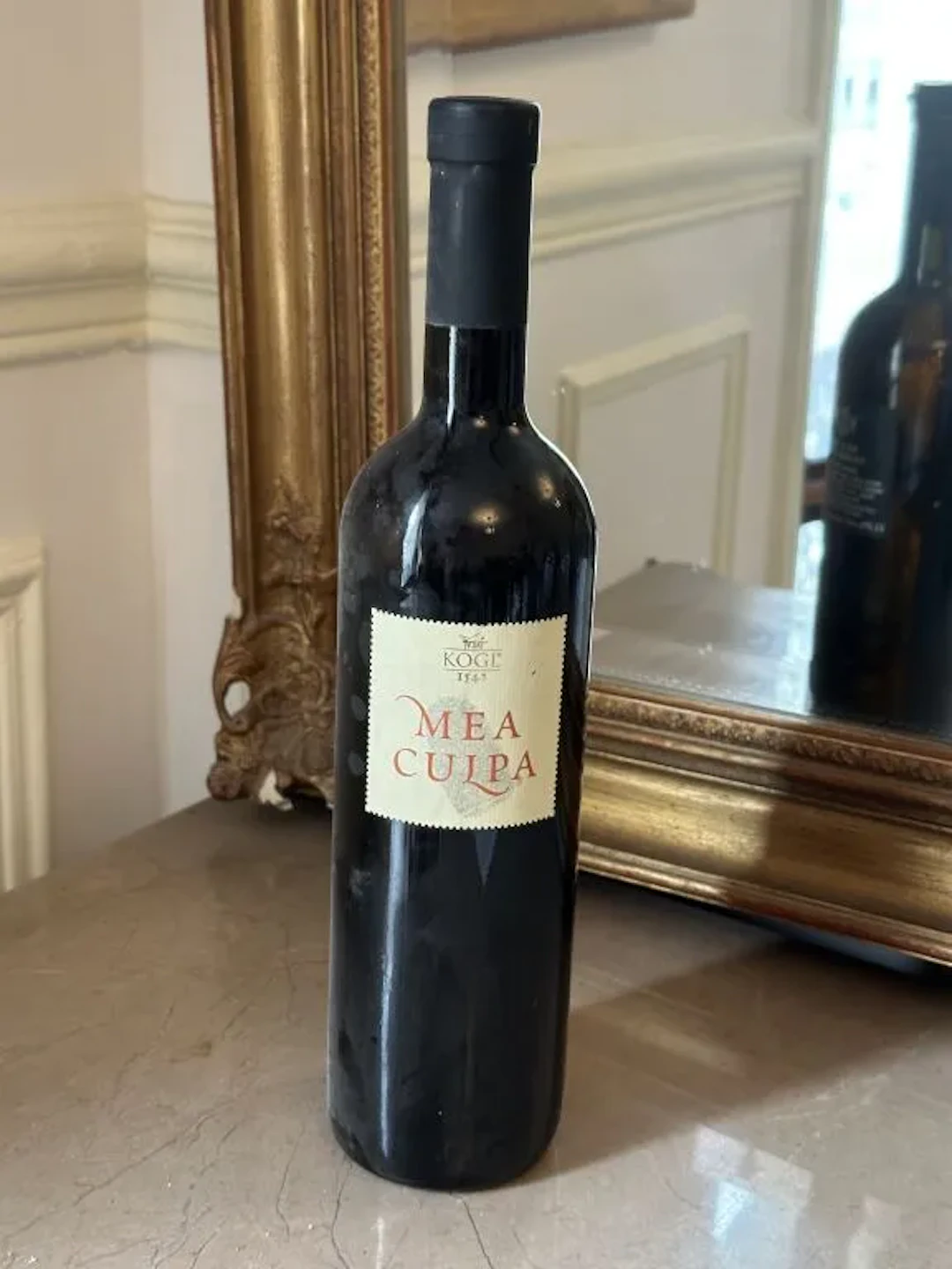 2004 Chardonnay - MEA CULPA - Domaine KOGL, Slovenia. Label slightly