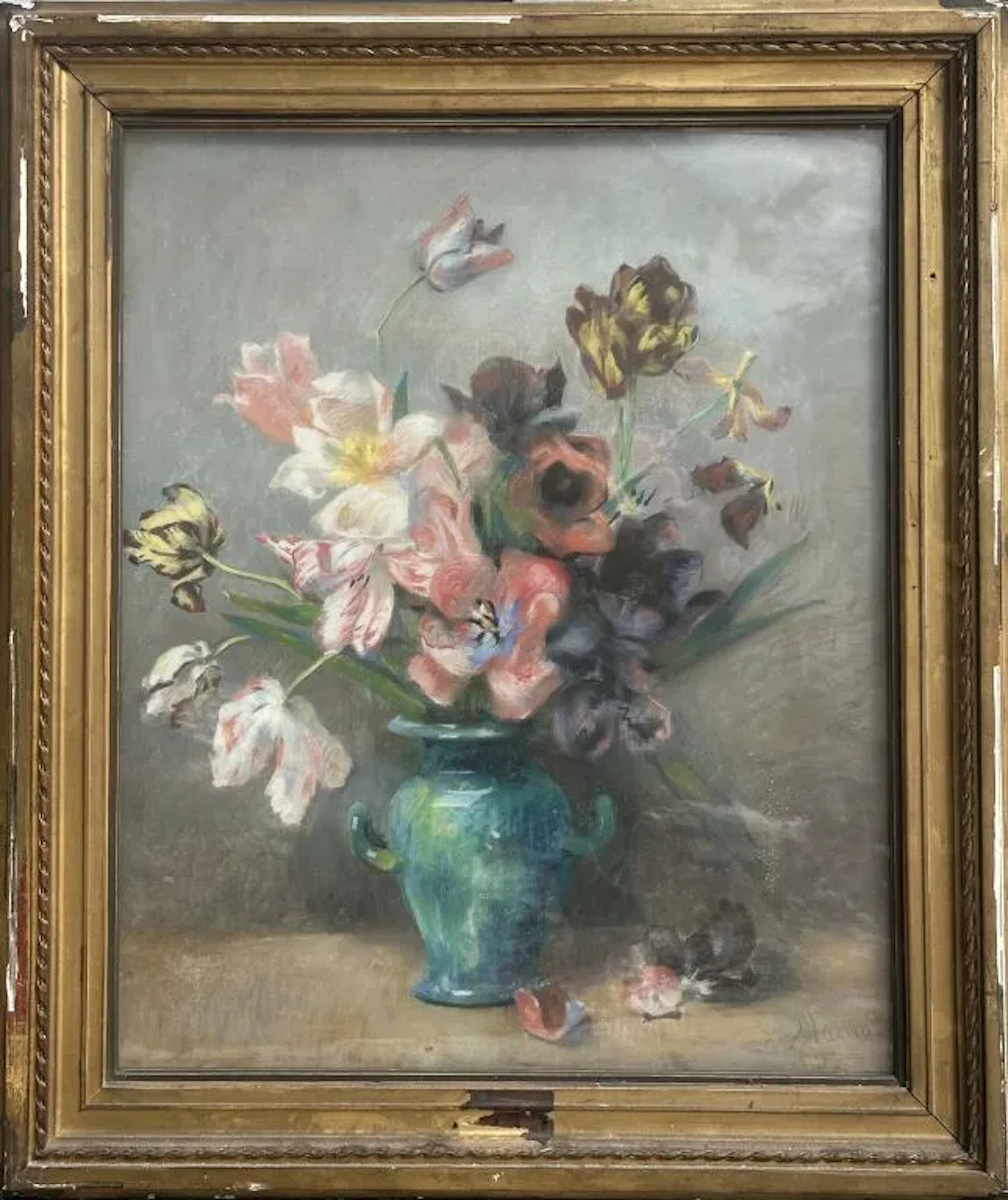 Suzanne de VIOLAINE-BRINQUANT (circa 1874–1918). A student of Louis-Hector