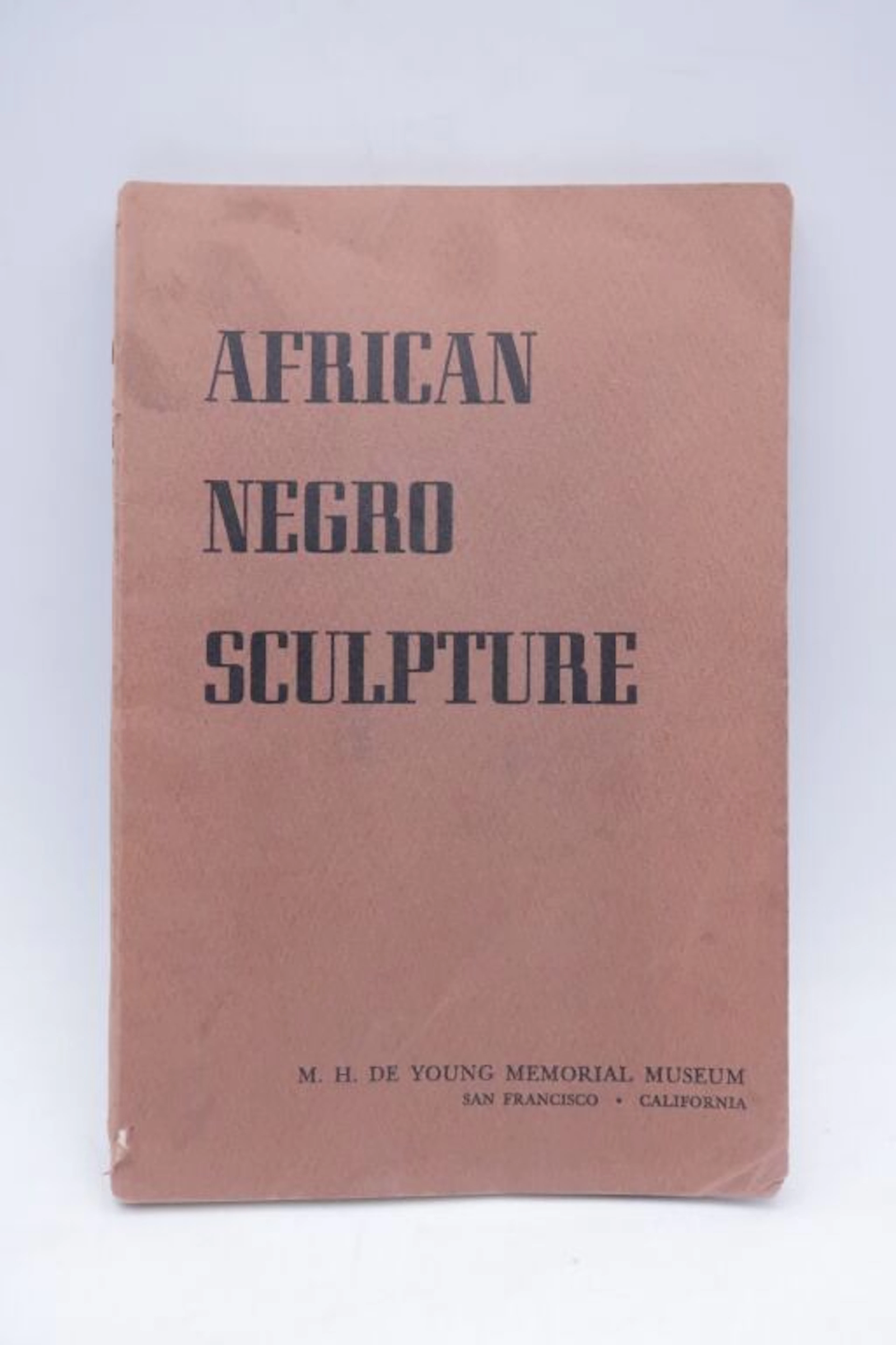[AFRICAN ART]. WINGERT, Paul. African Negro Sculpture. San Francisco