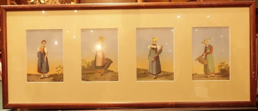 [SWITZERLAND]. LAMY, Johann Peter. Collection of Swiss Costumes. 19th-century