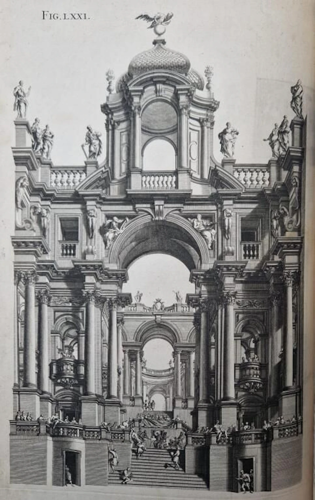 [ARCHITECTURE]. POZZO (Andrea). Rules and Examples of Perspective