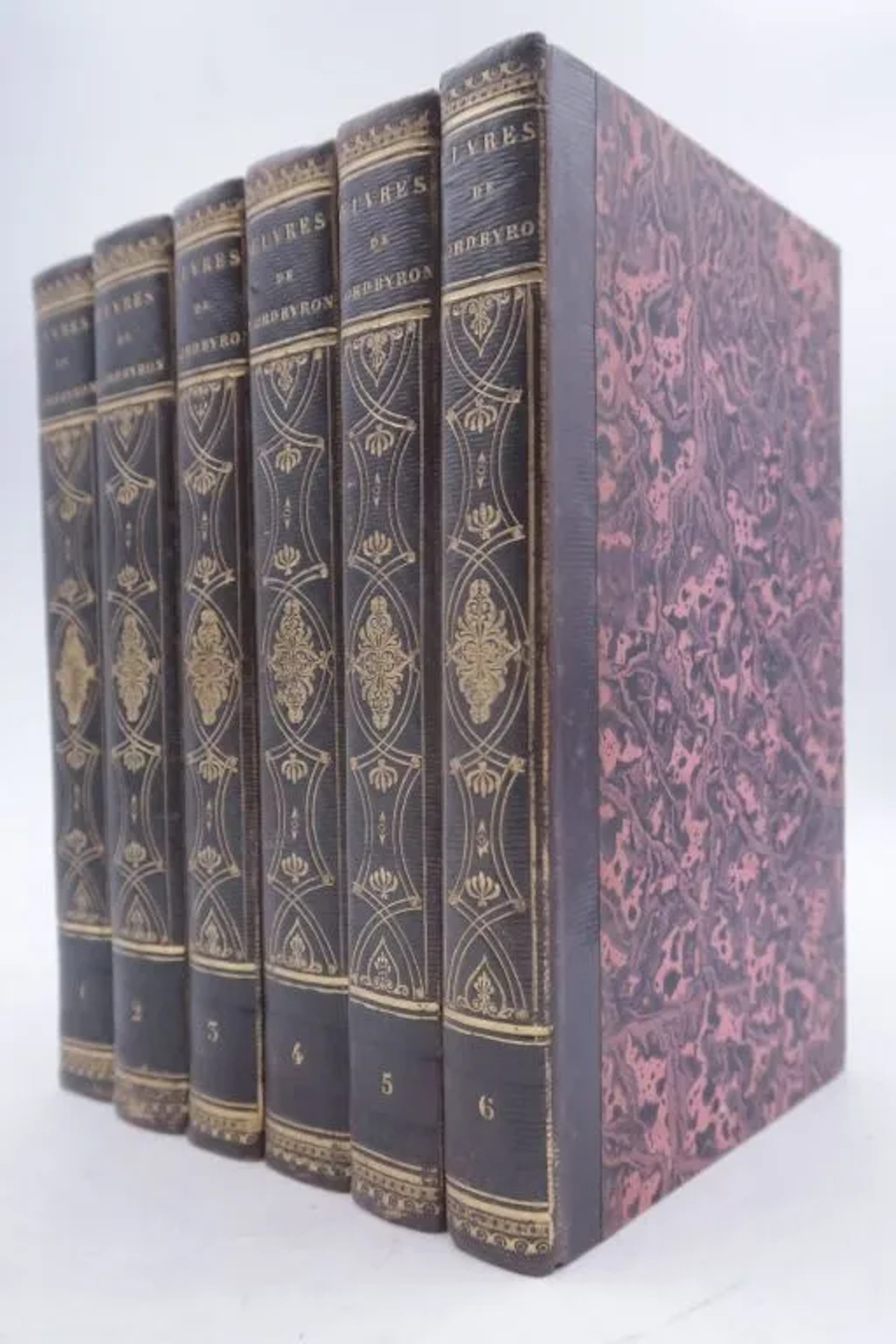 BYRON and PICHOT, Amédée. Works. Paris, Furne, 1830. In-8 (21 x 12
