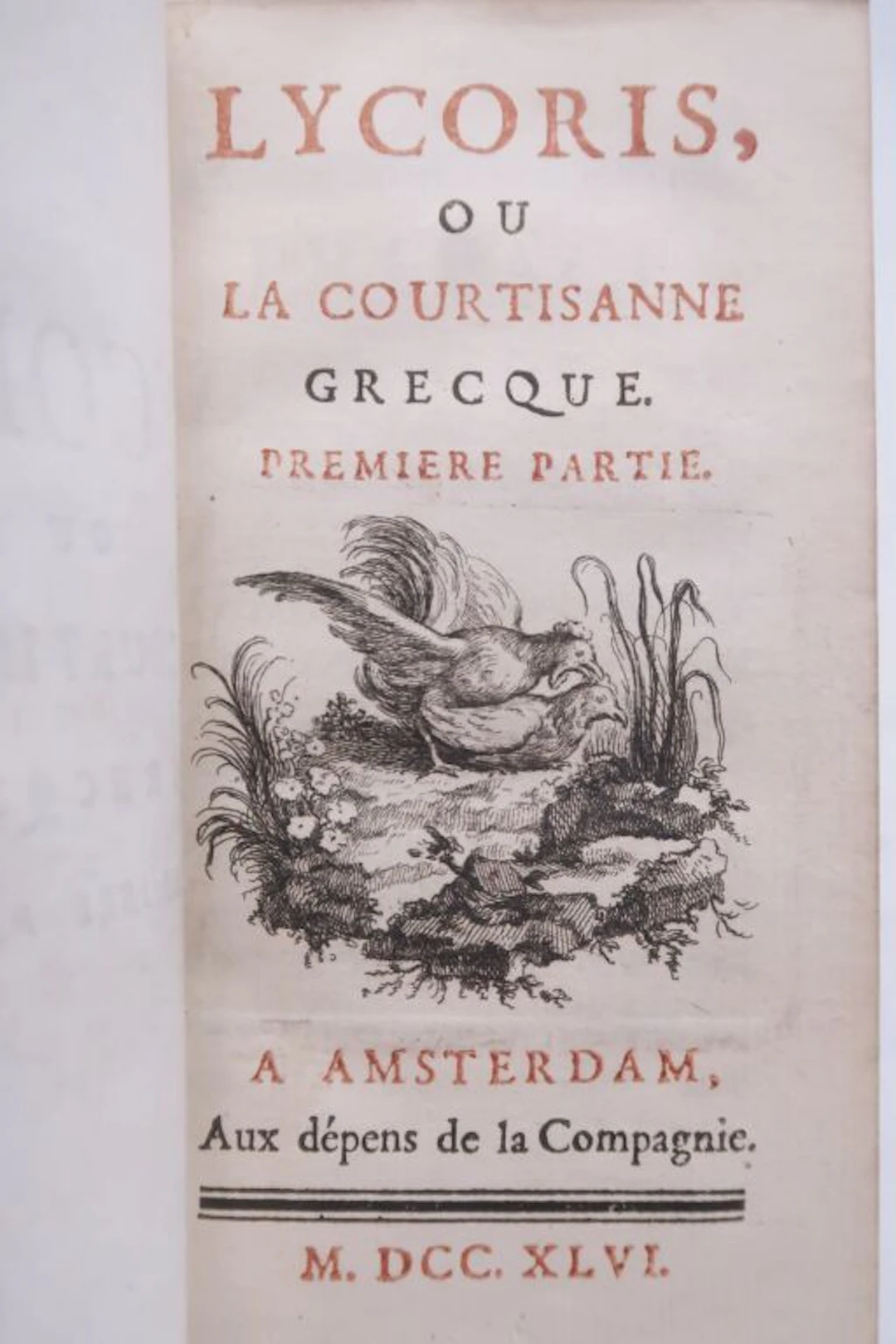 MEUSNIER DE QUERLON, Anne-Gabriel, and BRET, Antoine. *Lycoris, or