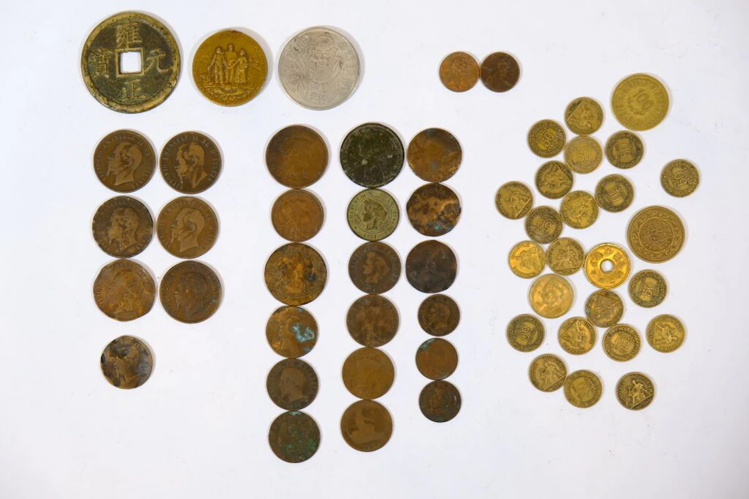 [CHINA]; [FRANCE] A collection of French and foreign coins, including: