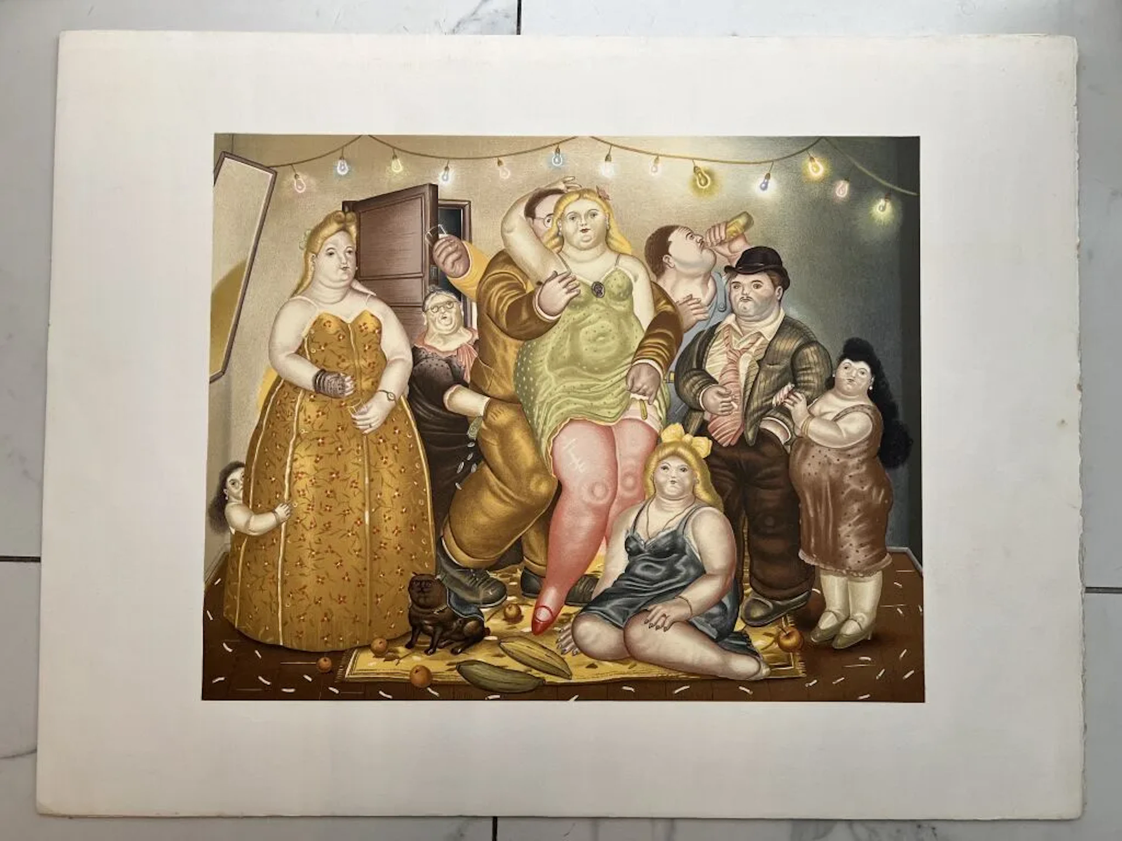 Fernando BOTERO (1932–2023). La casa de Raquel Vega, 1985. 8 lithographs