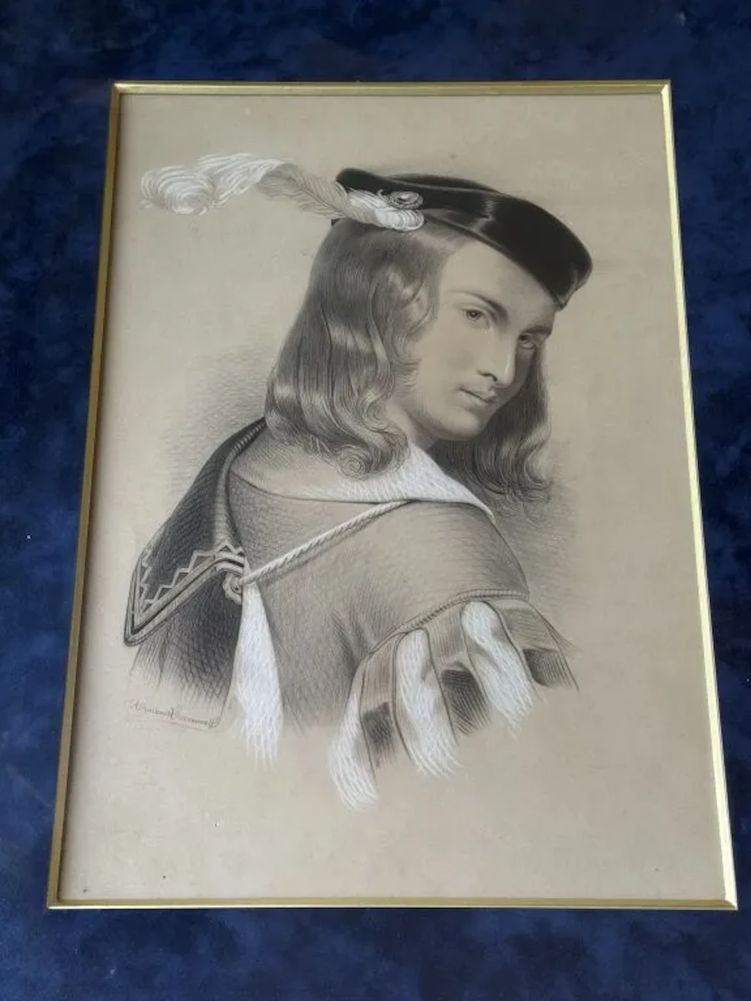 French School, circa 1830. Three-quarter-length portrait of a young
