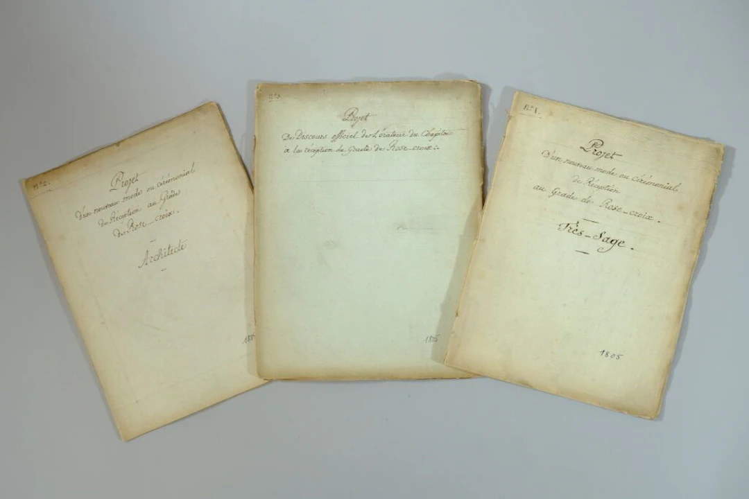 A set of three handwritten booklets concerning the implementation