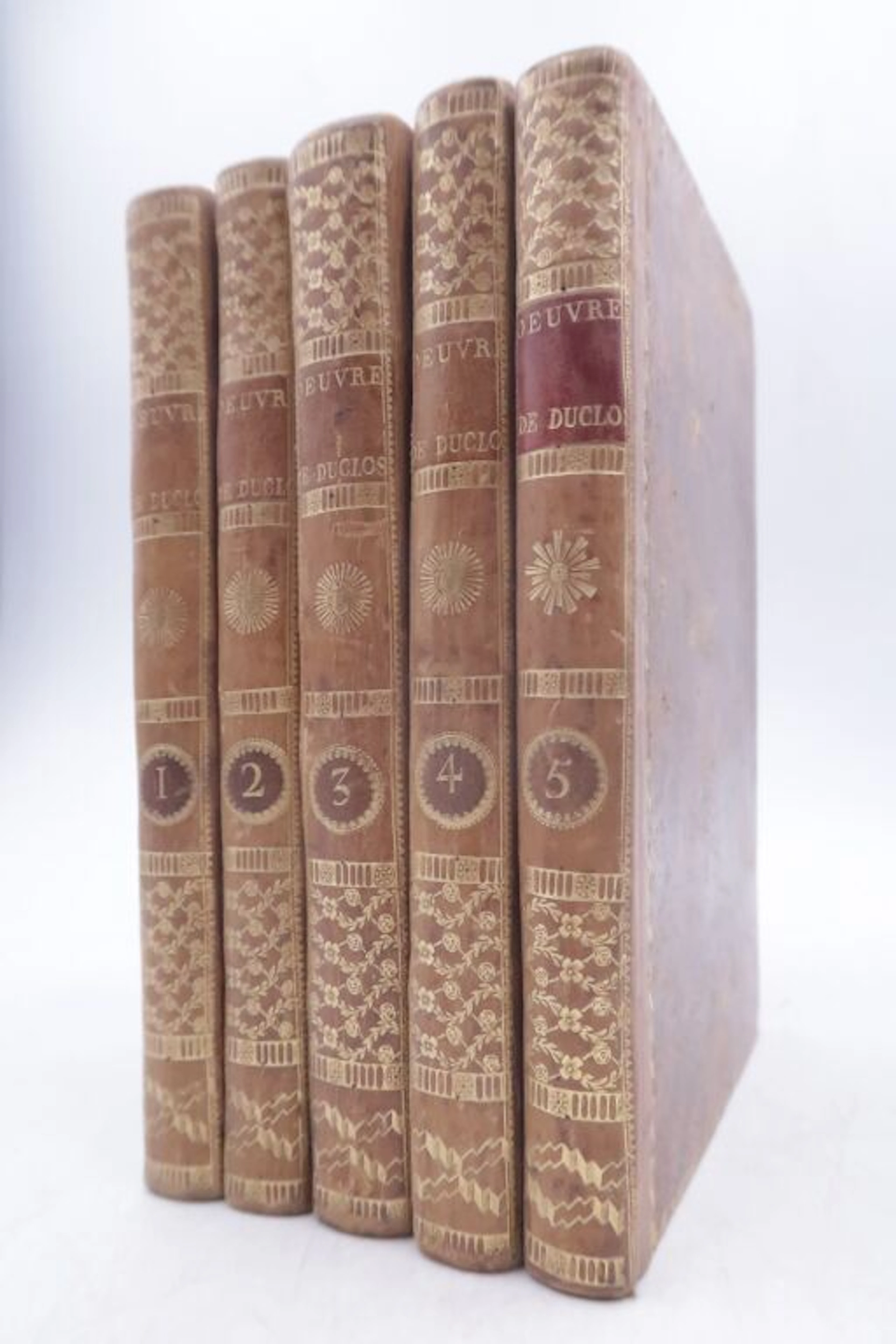DUCLOS, Charles Pinot. Moral and Romantic Works. Paris, Published
