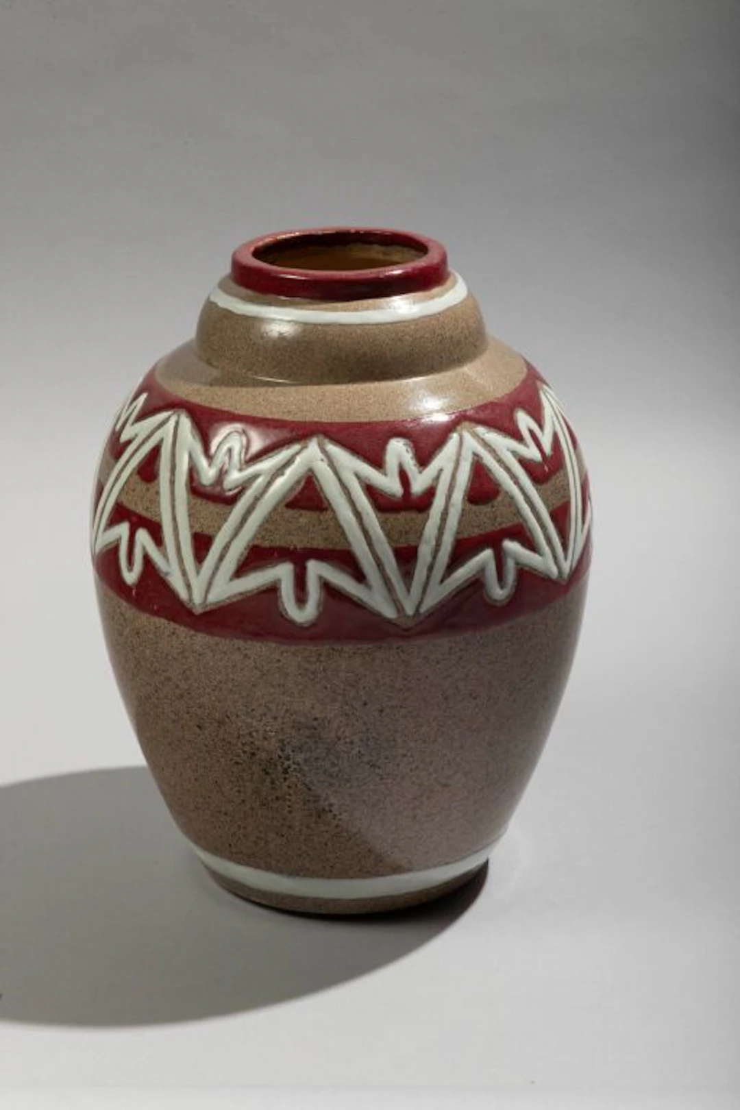 Marjolaine LANEL (1897–1976) & Luc LANEL (1893–1965). Ovoid vase with