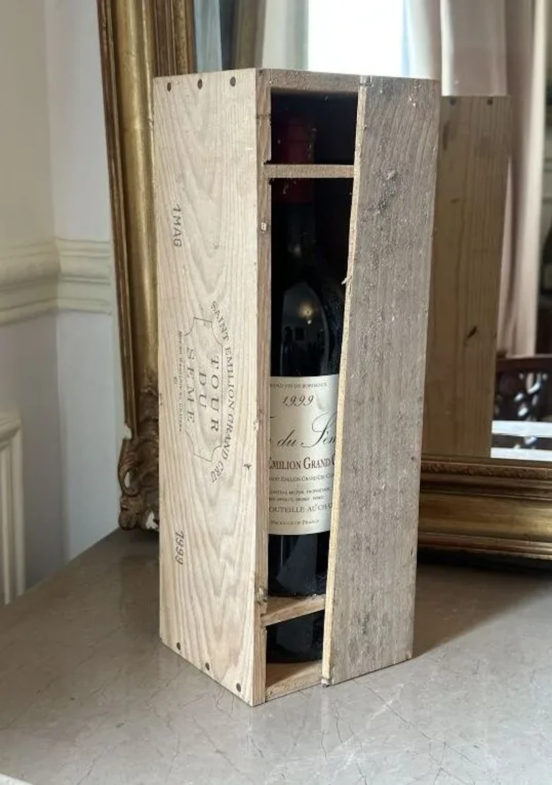 SAINT-EMILION Grand Cru 1999 - Domaine Tour du Seme. Label is slightly