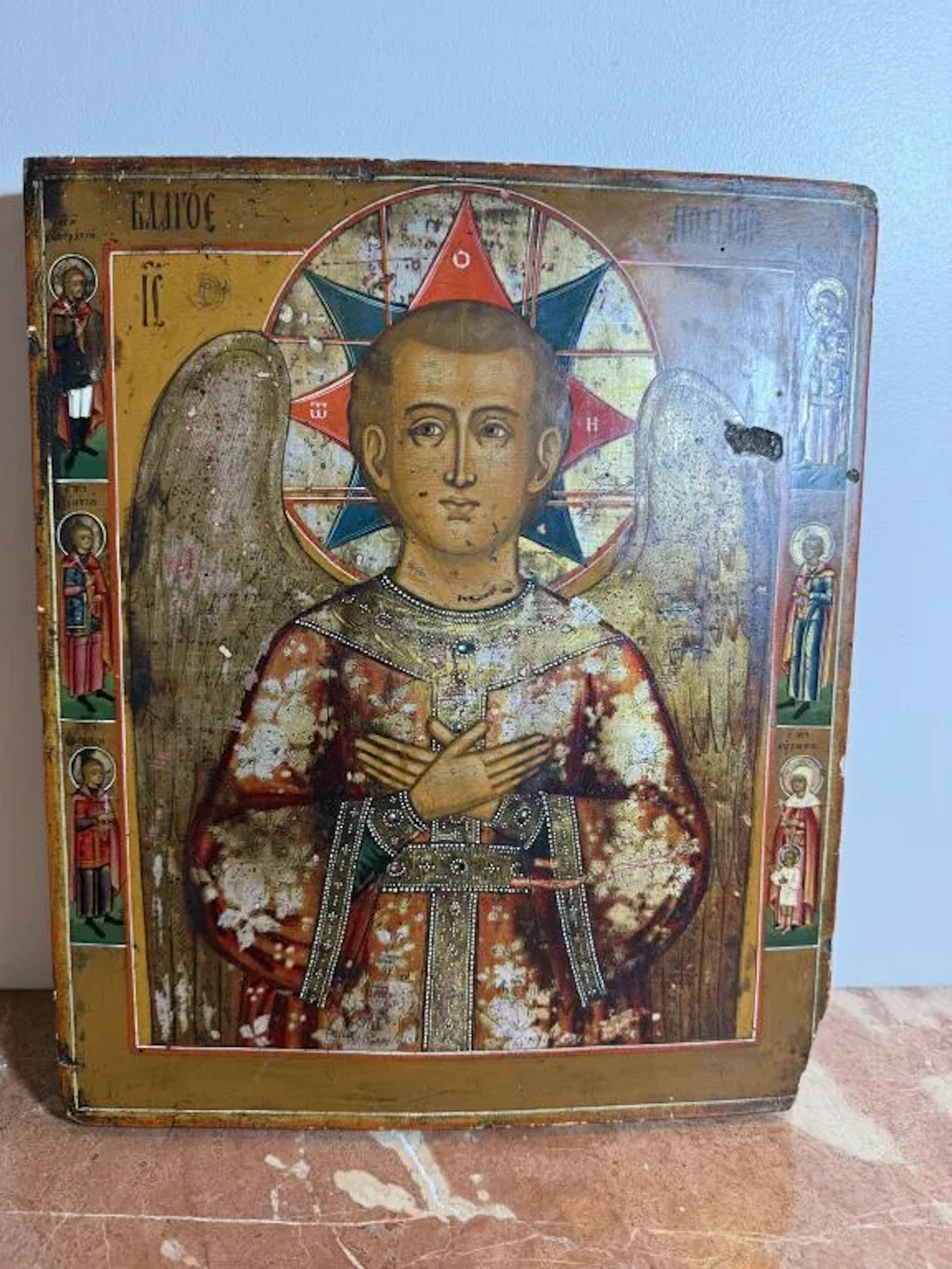19th-century Russian school (?). Angel of Silence or Angel of the