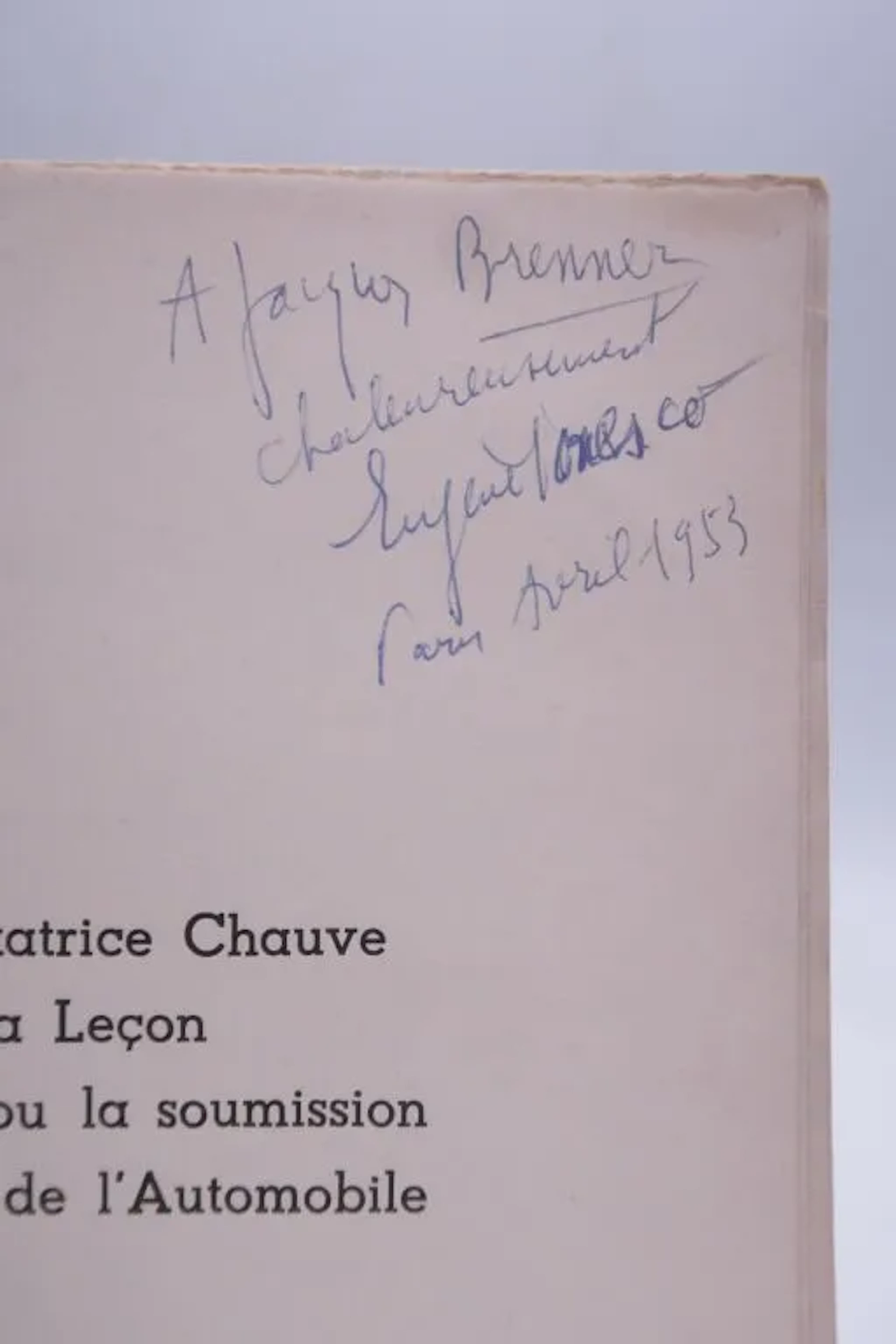 IONESCO, Eugène. Plays. The Bald Soprano - The Lesson - Jacques, or