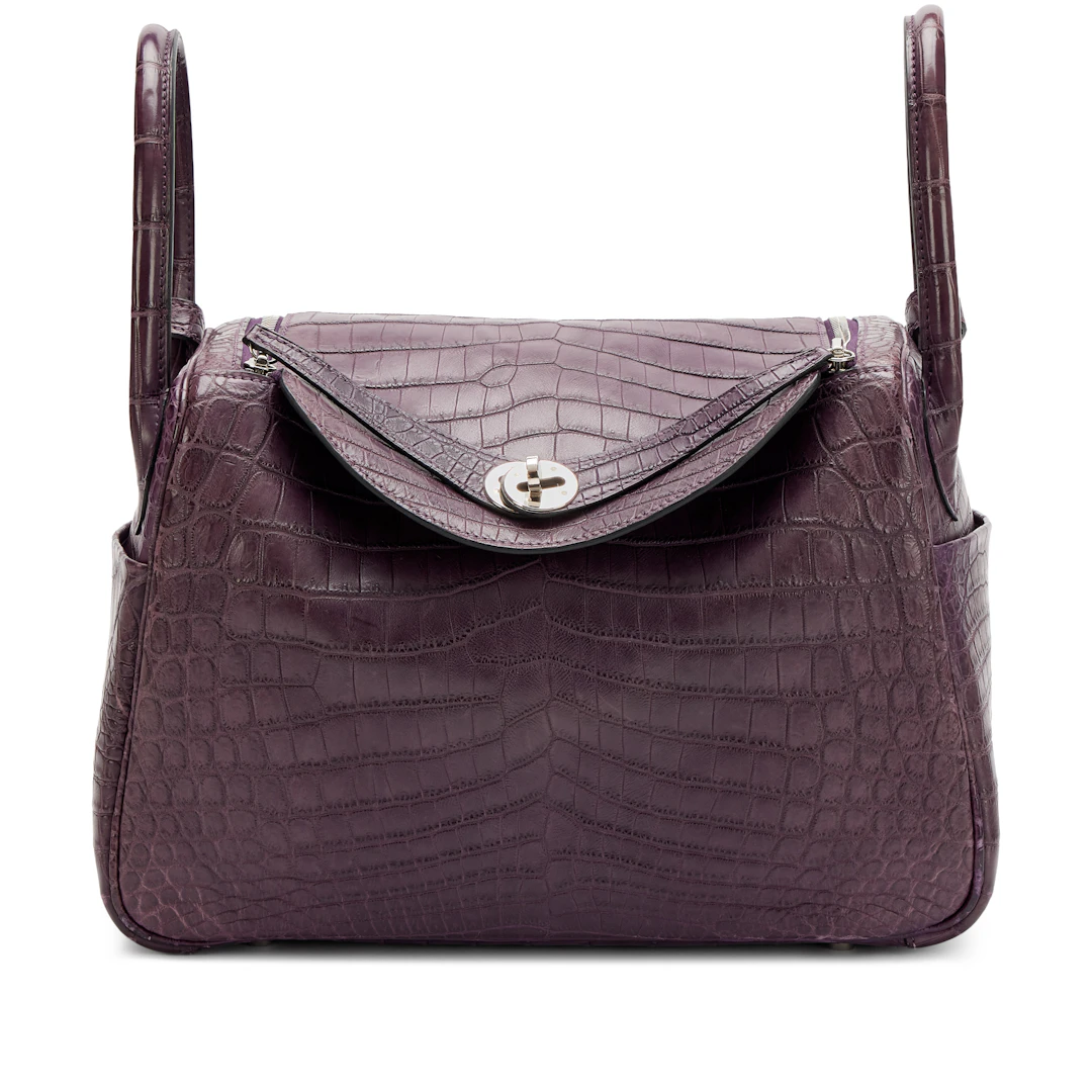 Amethyst Niloticus Crocodile Lindy 30 Palladium Hardware, 2011