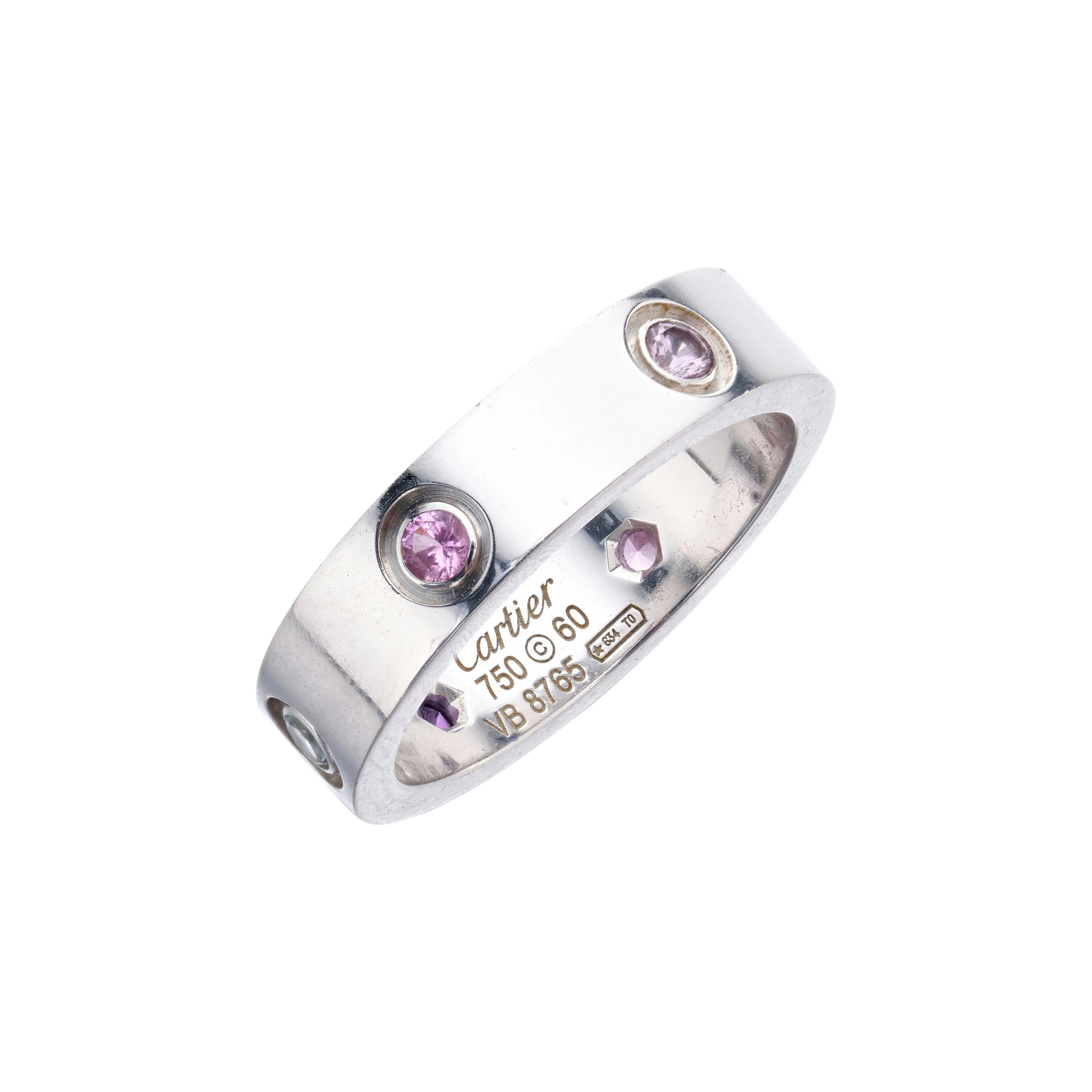 Gem-Set ‘Love’ Ring