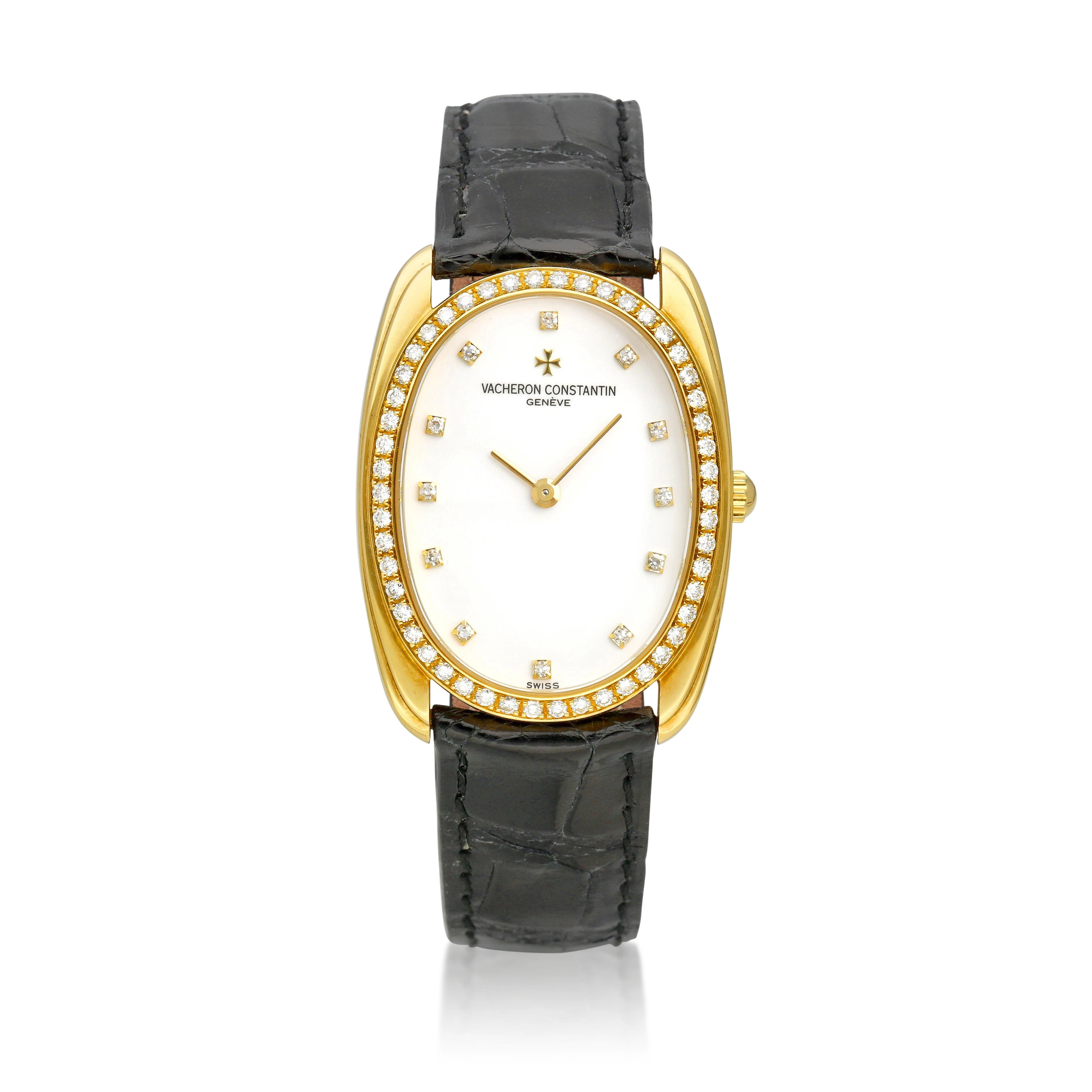 Les Historiques (Reference 31510/000J). A yellow gold and diamond-set