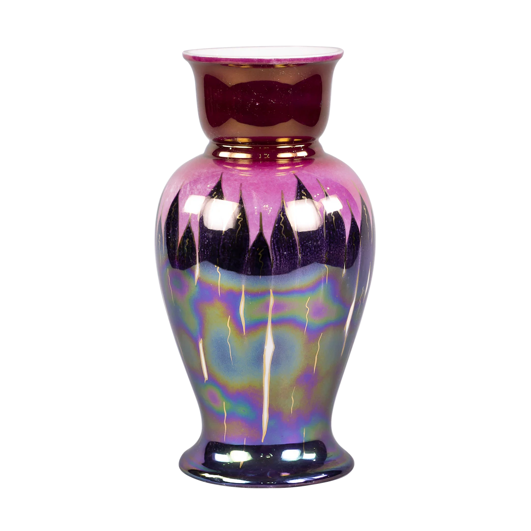 Bavarian Art Nouveau Luster-Glazed Porcelain Vase