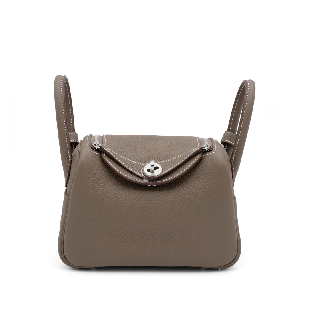 Etoupe Clemence Mini Lindy II Palladium Hardware, 2026