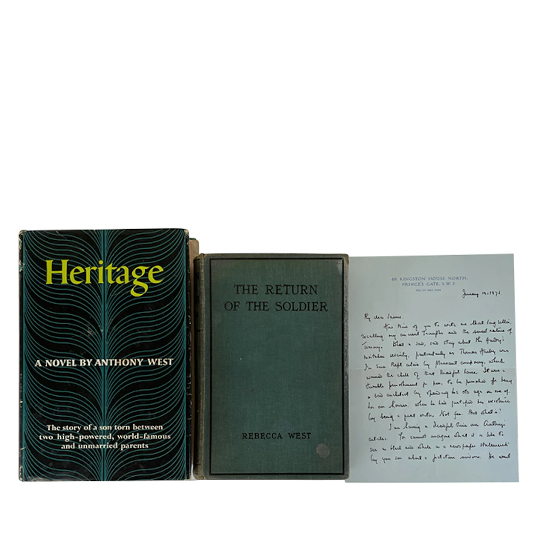 The Return of the Soldier, with Heritage, and a Hand Written From Rebecca West
