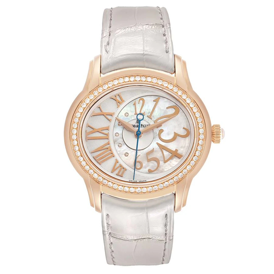 Millenary (Reference 77301OR). A 35.5mm rose gold diamond-set automatic