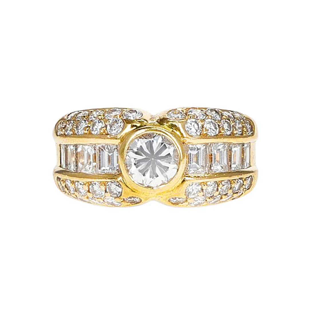 Gold and Diamond Ring